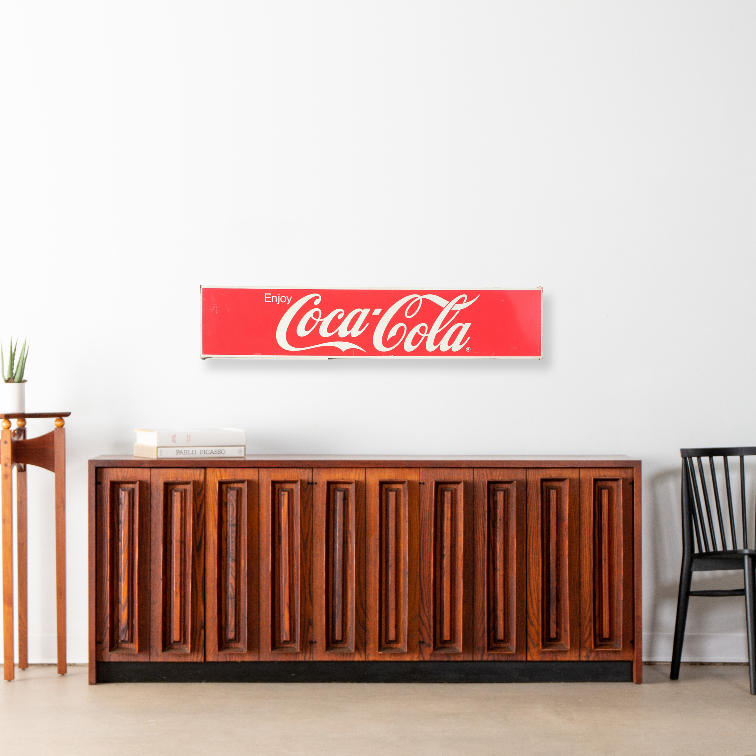 Coca-Cola Metal Advertisement Sign, Late 20th Century