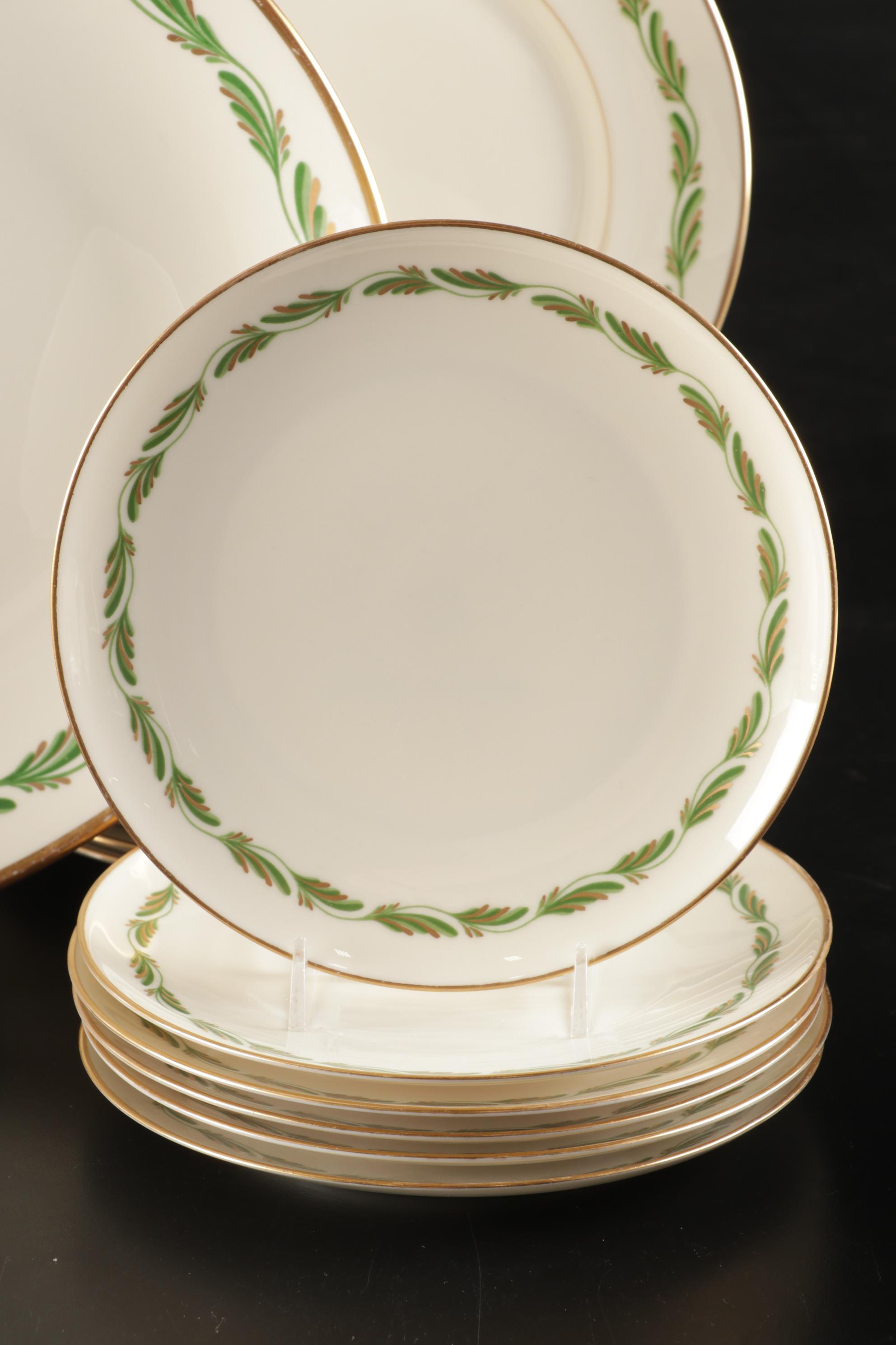 Franciscan "Arcadia Green" Dinnerware With Multiple Serving Pieces, 1942-1962