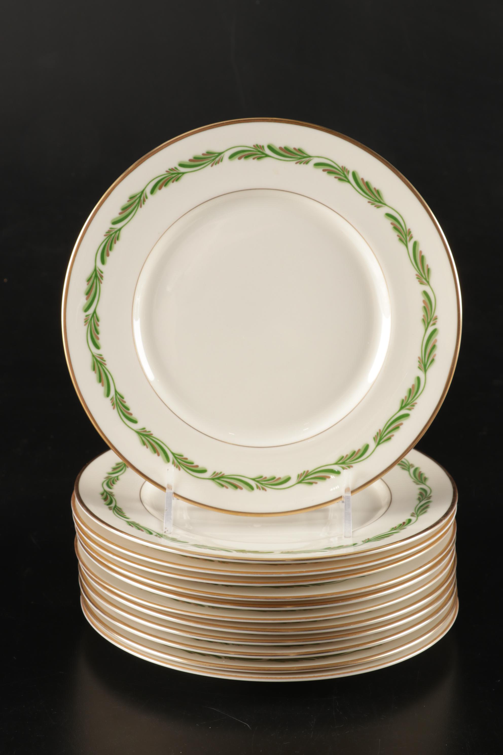 Franciscan "Arcadia Green" Dinnerware With Multiple Serving Pieces, 1942-1962