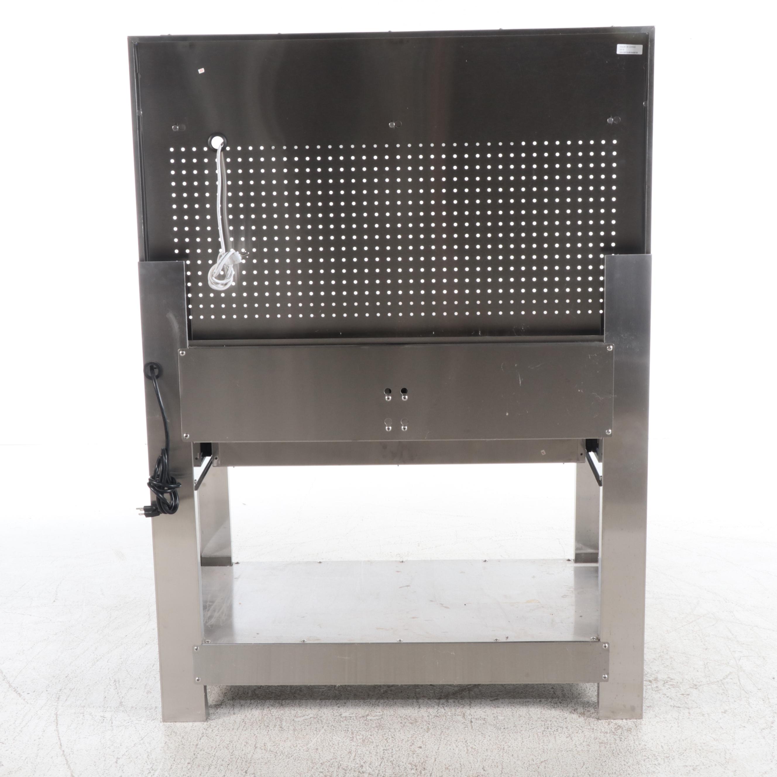 Kobalt Stainless Steel and Wood Top Three-Drawer Workbench