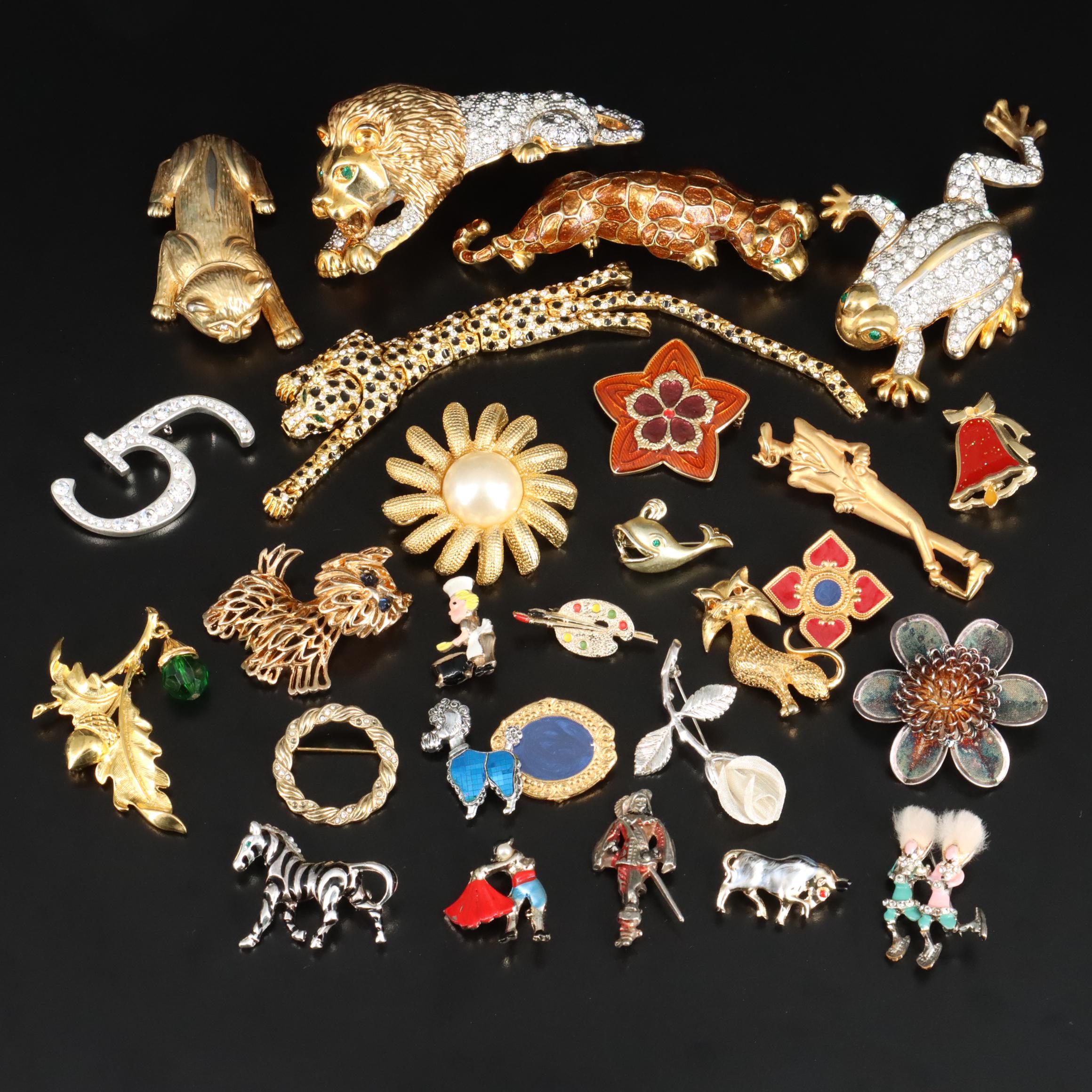 Rhinestone Animals Featured in Jewelry Collection