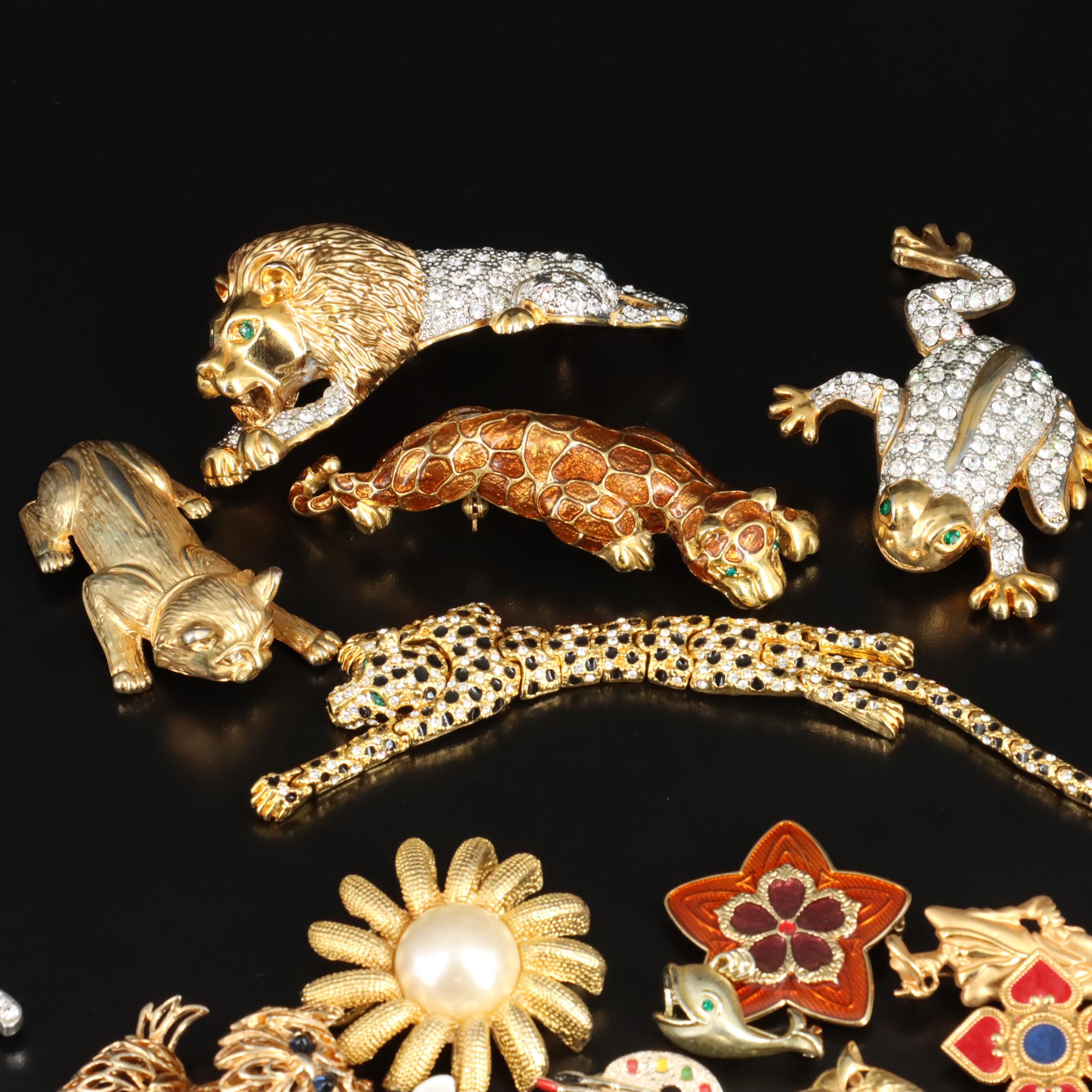 Rhinestone Animals Featured in Jewelry Collection