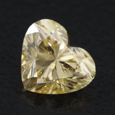 Loose 1.03 CT Lab Grown Fancy Yellow Diamond