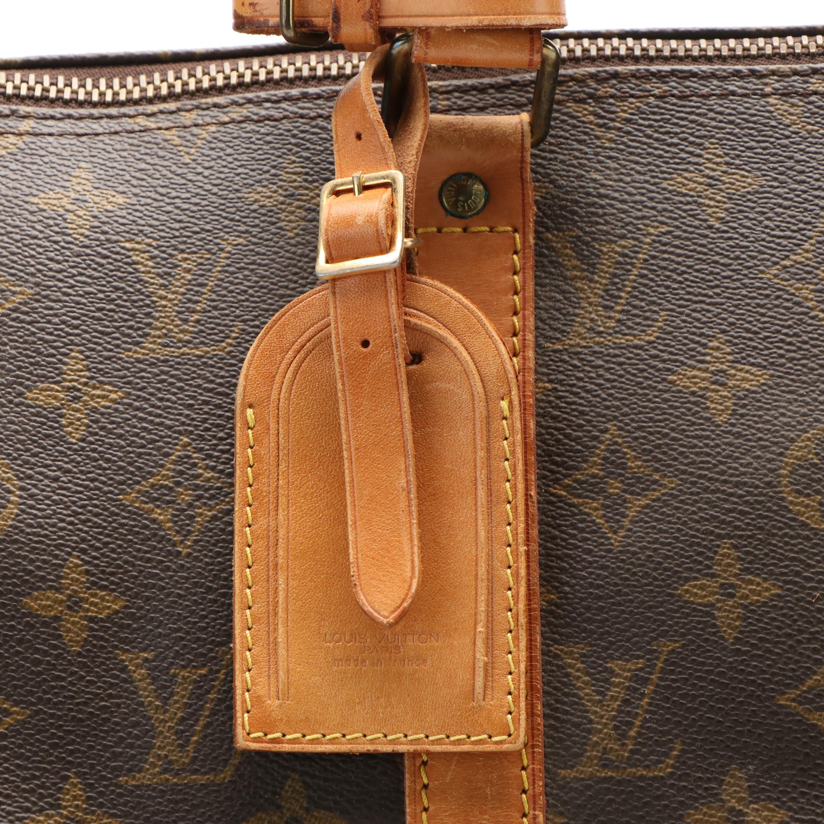 Louis Vuitton Monogram Canvas Keepall Bandouliere 50 Duffel Bag