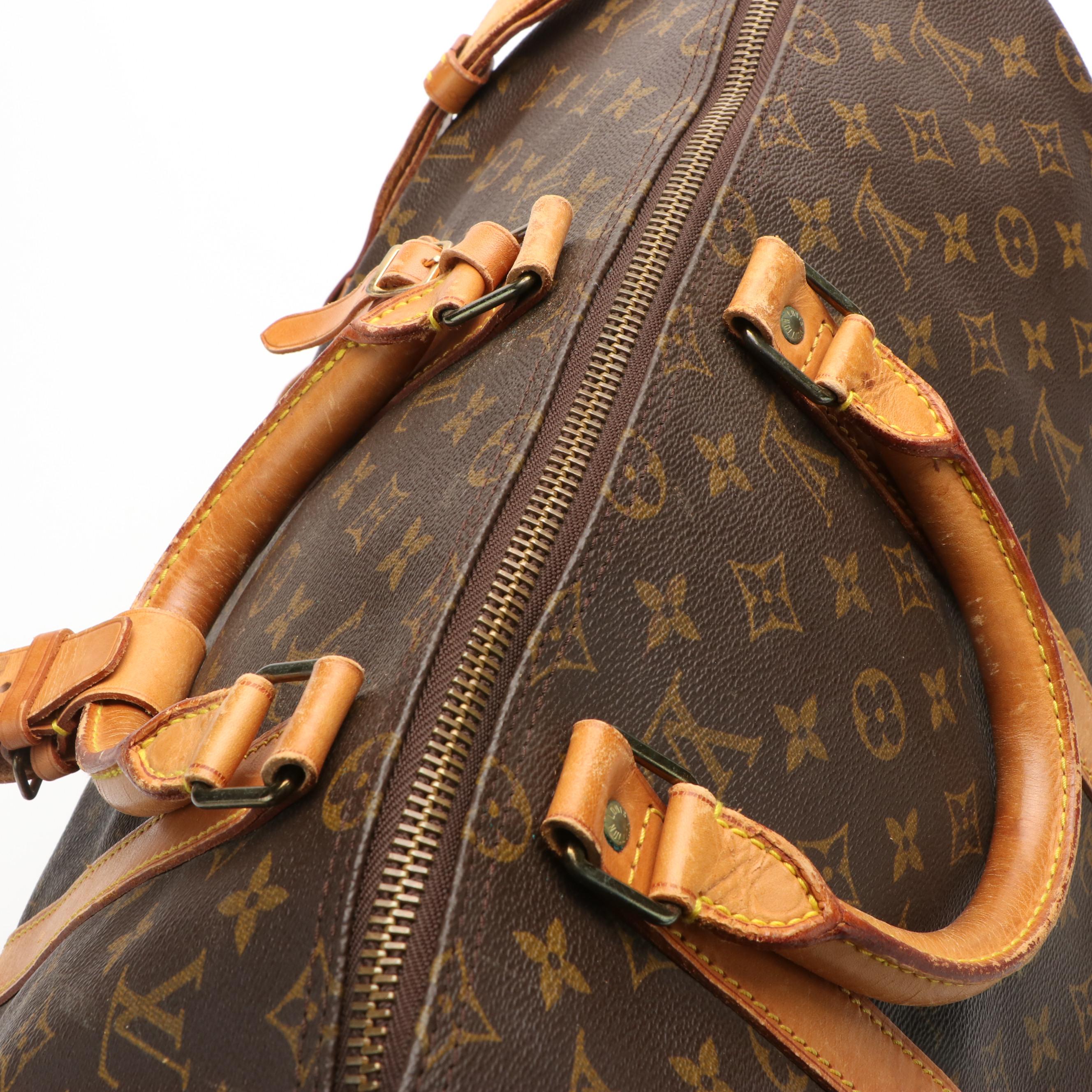 Louis Vuitton Monogram Canvas Keepall Bandouliere 50 Duffel Bag