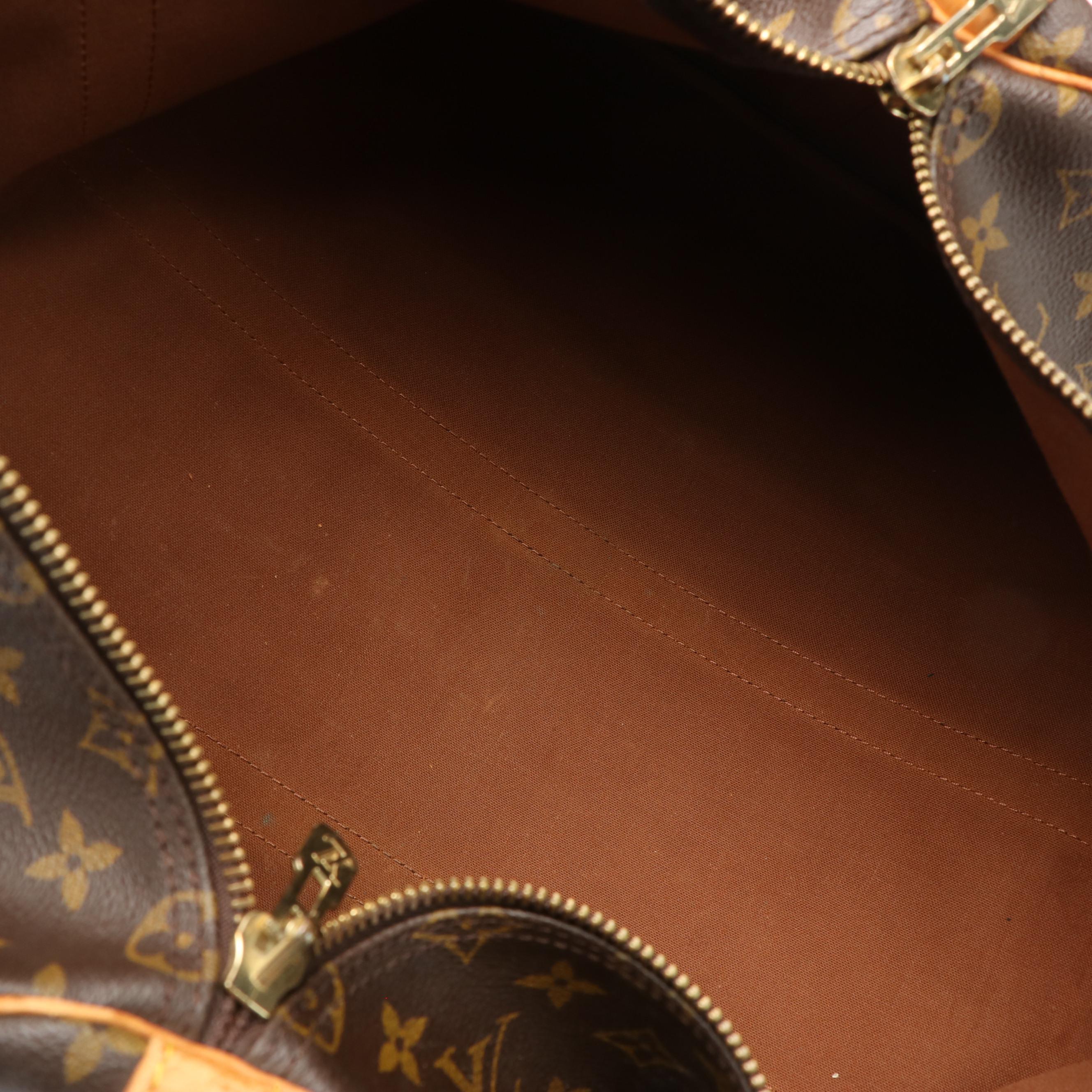 Louis Vuitton Monogram Canvas Keepall Bandouliere 50 Duffel Bag