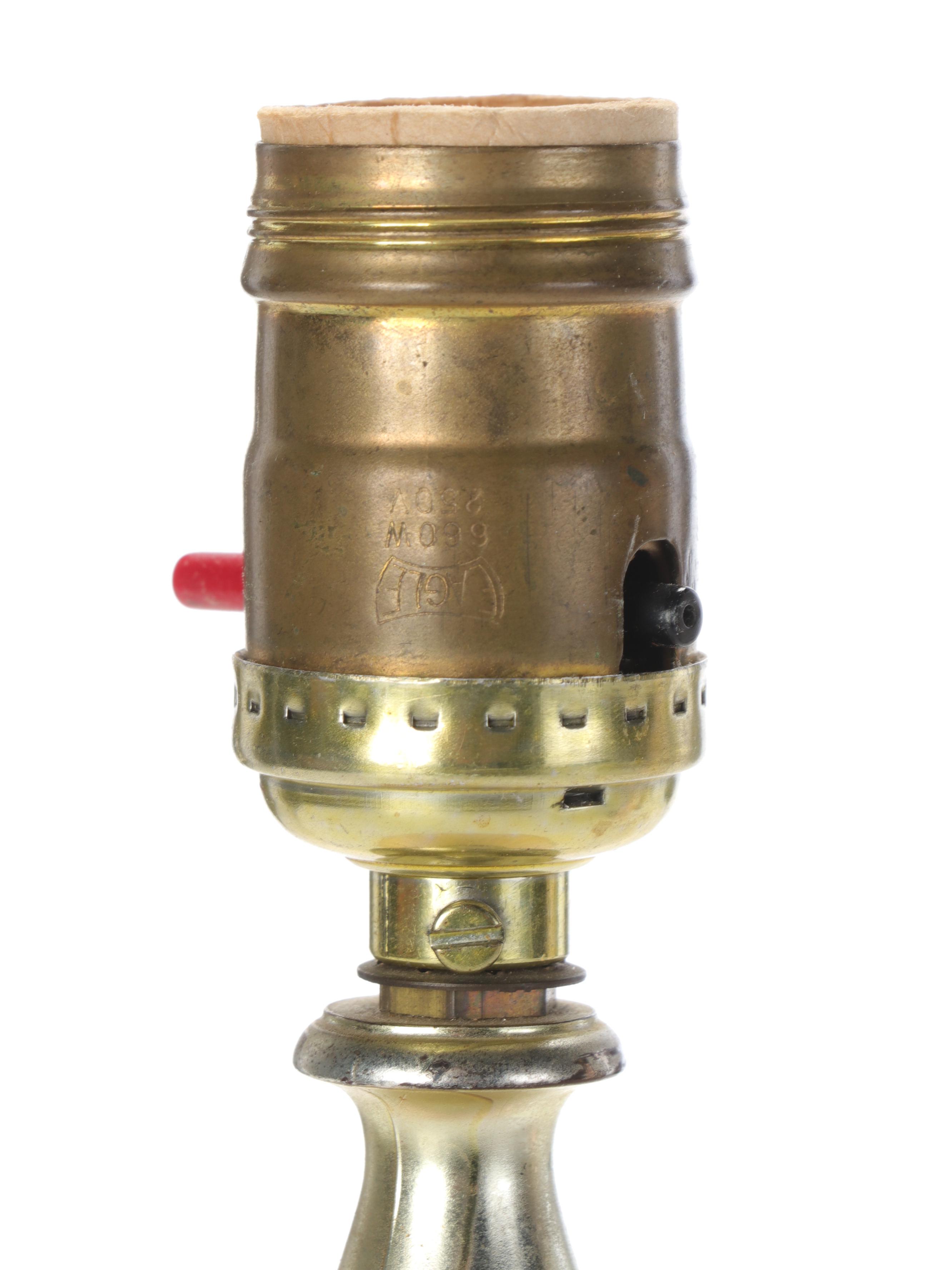 Pink Capodimonte With Satin Glass and Other Table Lamps, Mid to Late 20th C