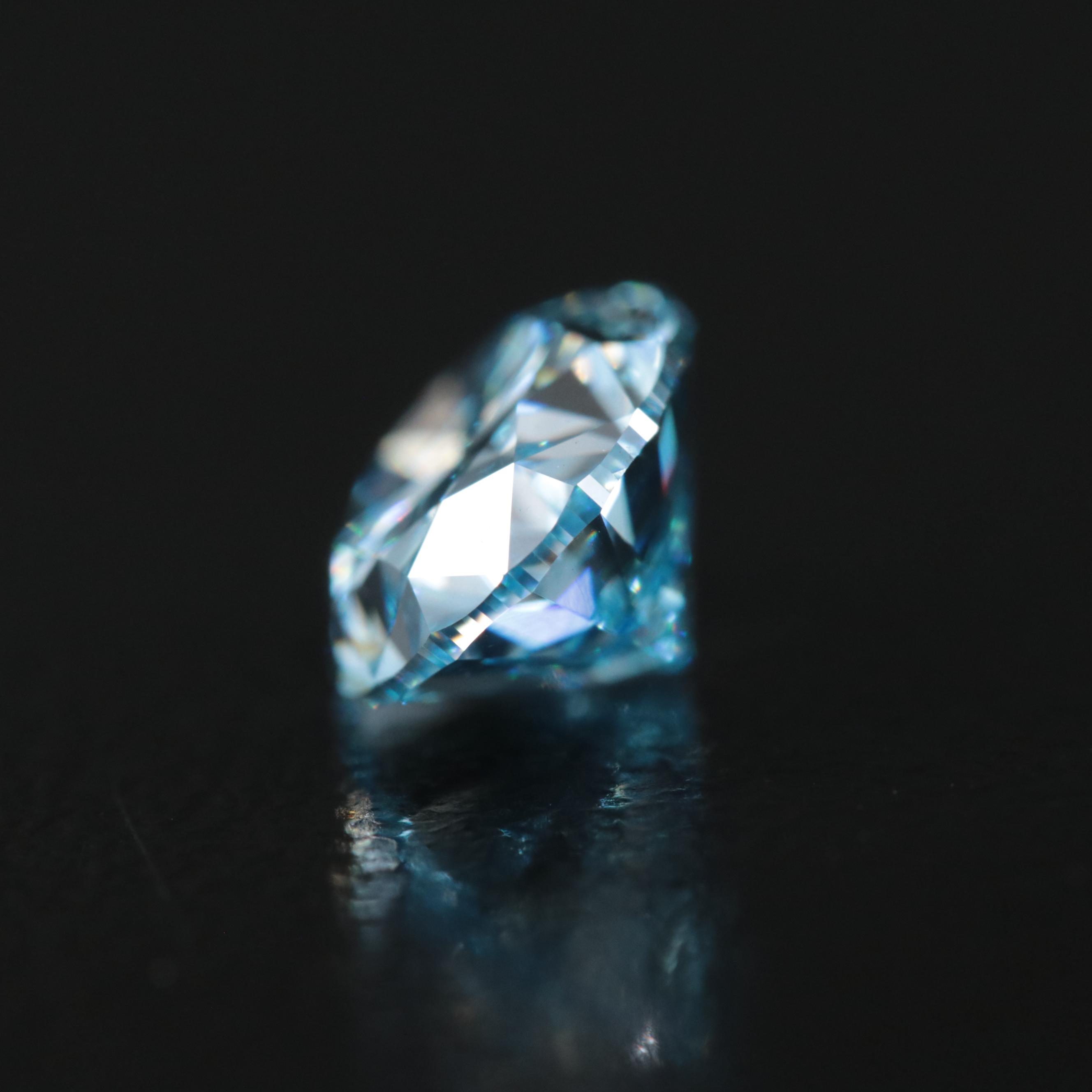 Loose 2.00 CT Lab Grown Fancy Light Blue Diamond