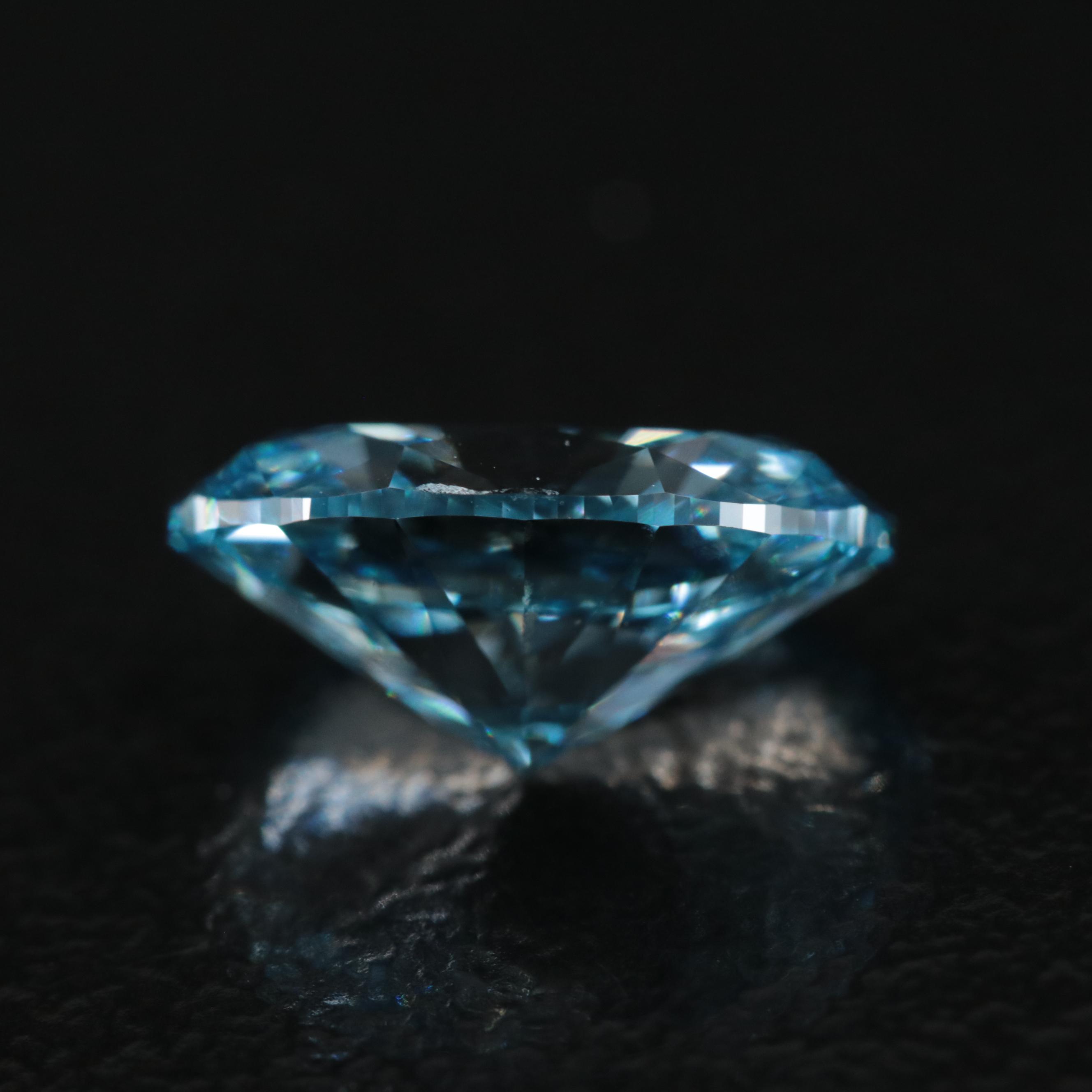 Loose 2.00 CT Lab Grown Fancy Light Blue Diamond