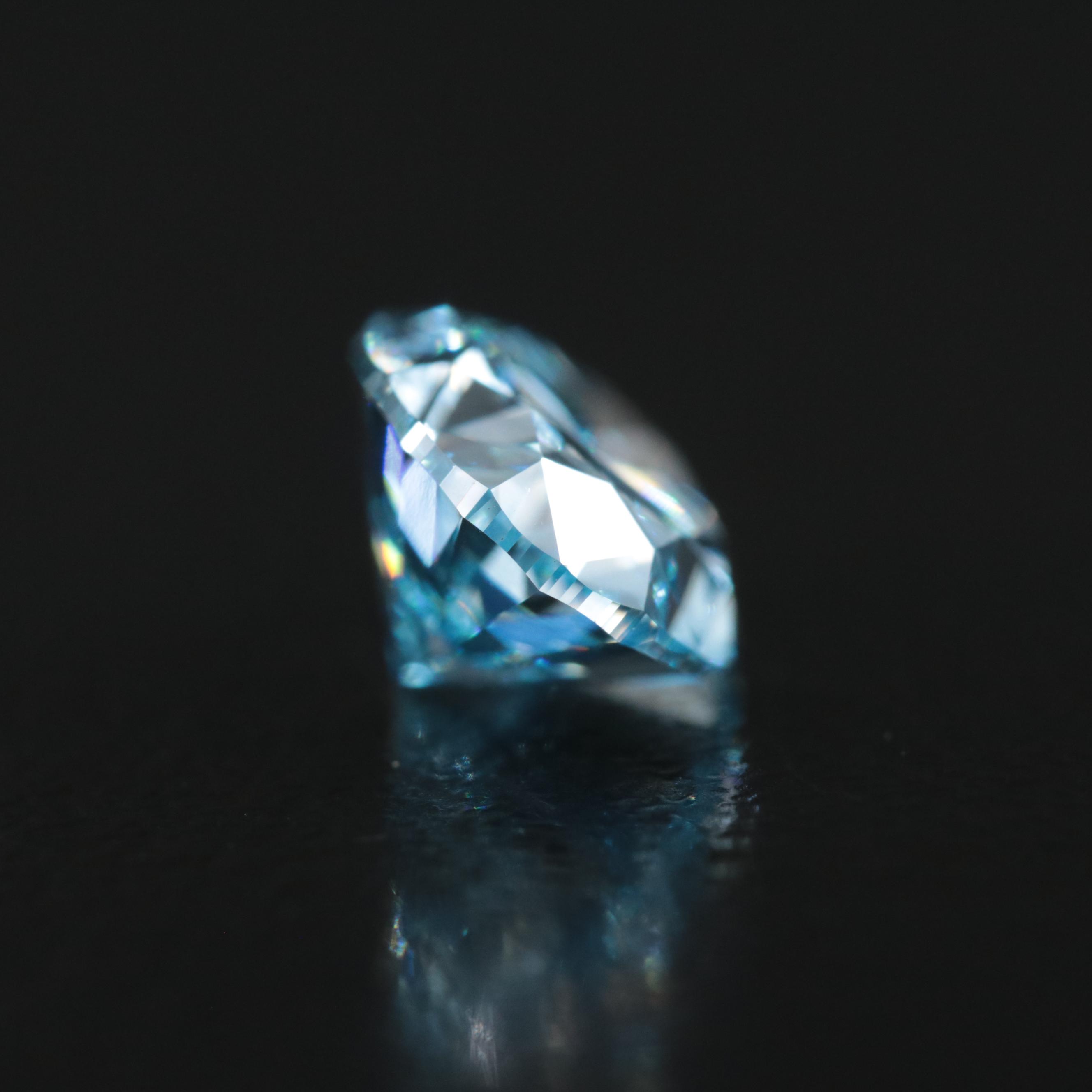 Loose 2.00 CT Lab Grown Fancy Light Blue Diamond