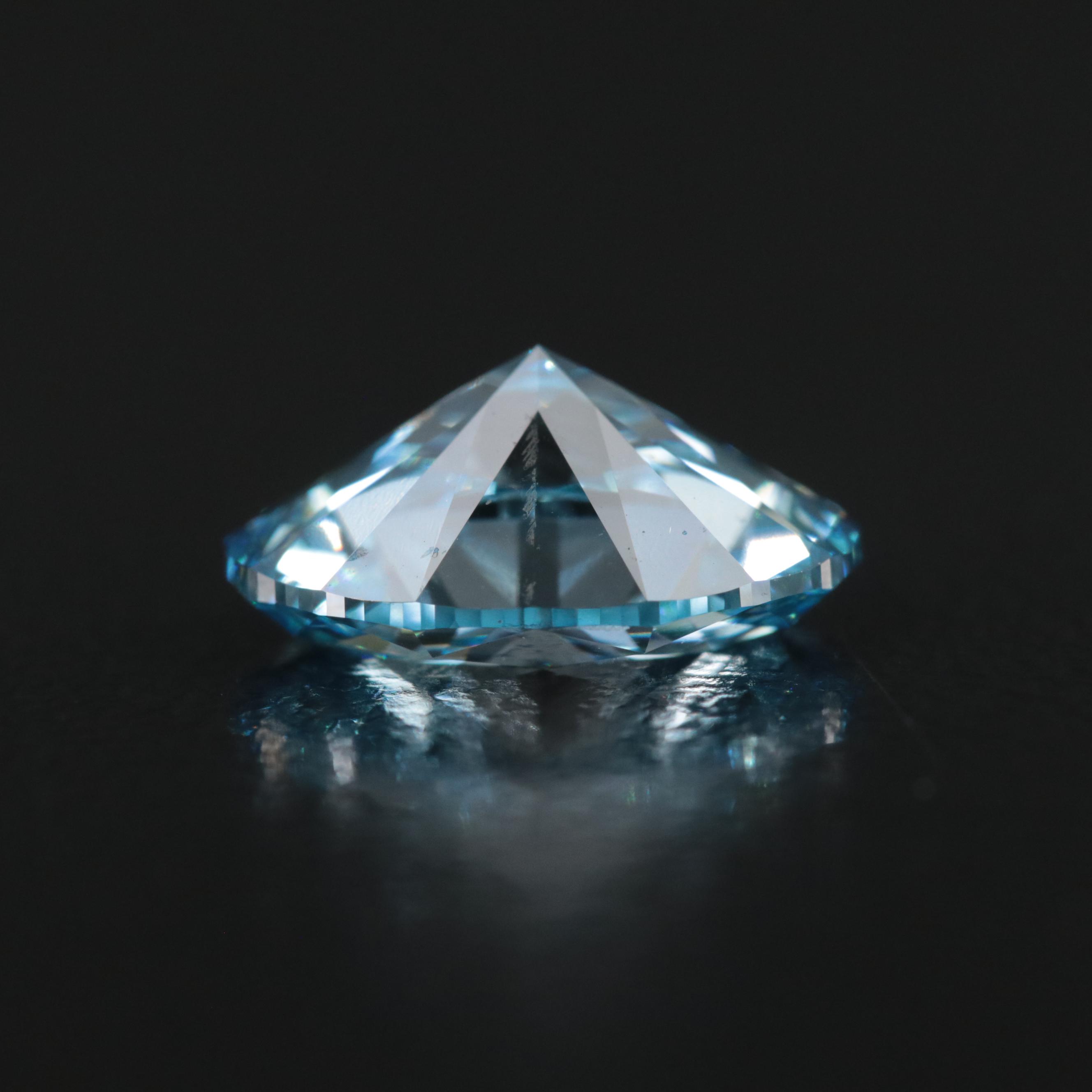 Loose 2.00 CT Lab Grown Fancy Light Blue Diamond