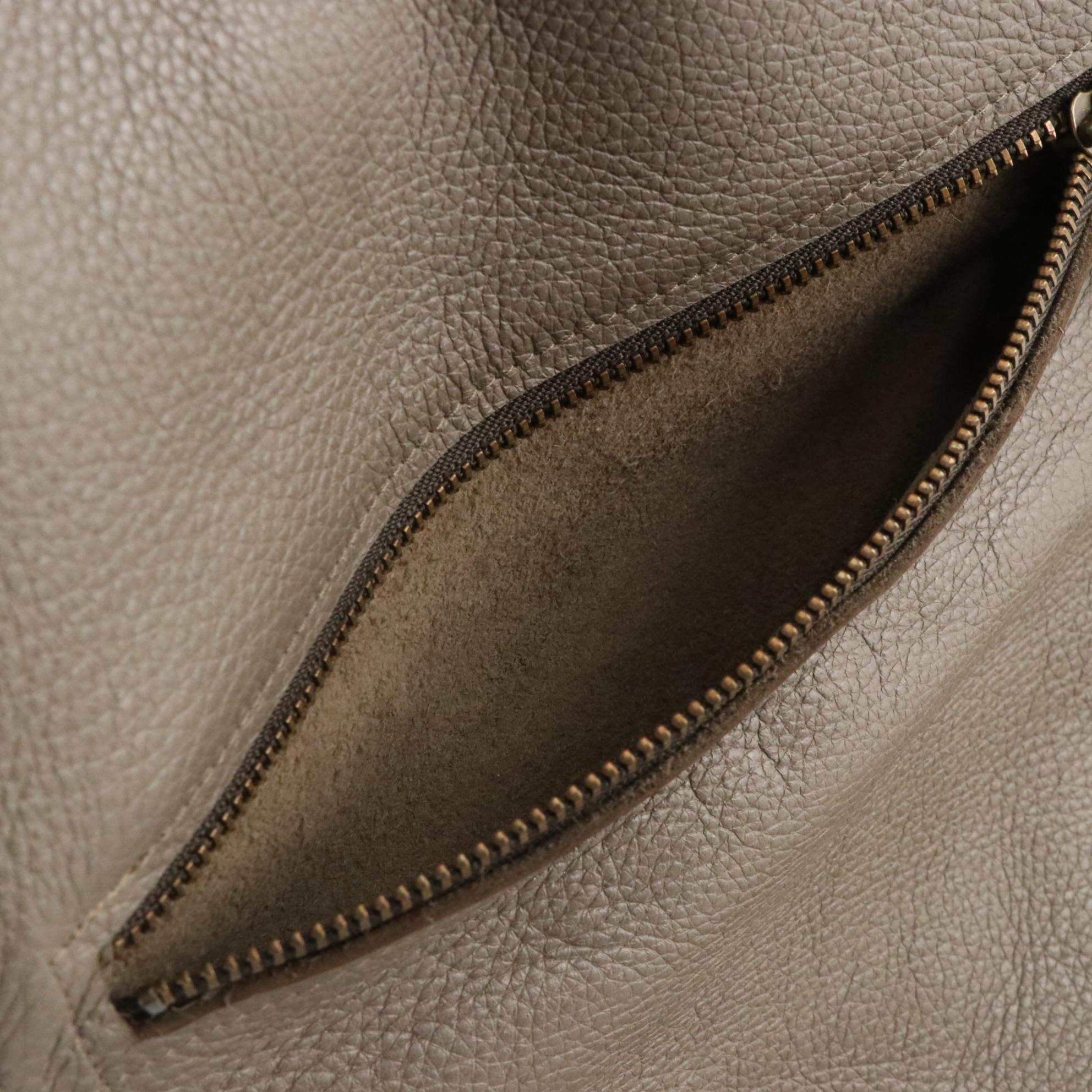 Leather/Hornback Crocodile Portfolio Cover with Leather Clutch Bags and Gloves