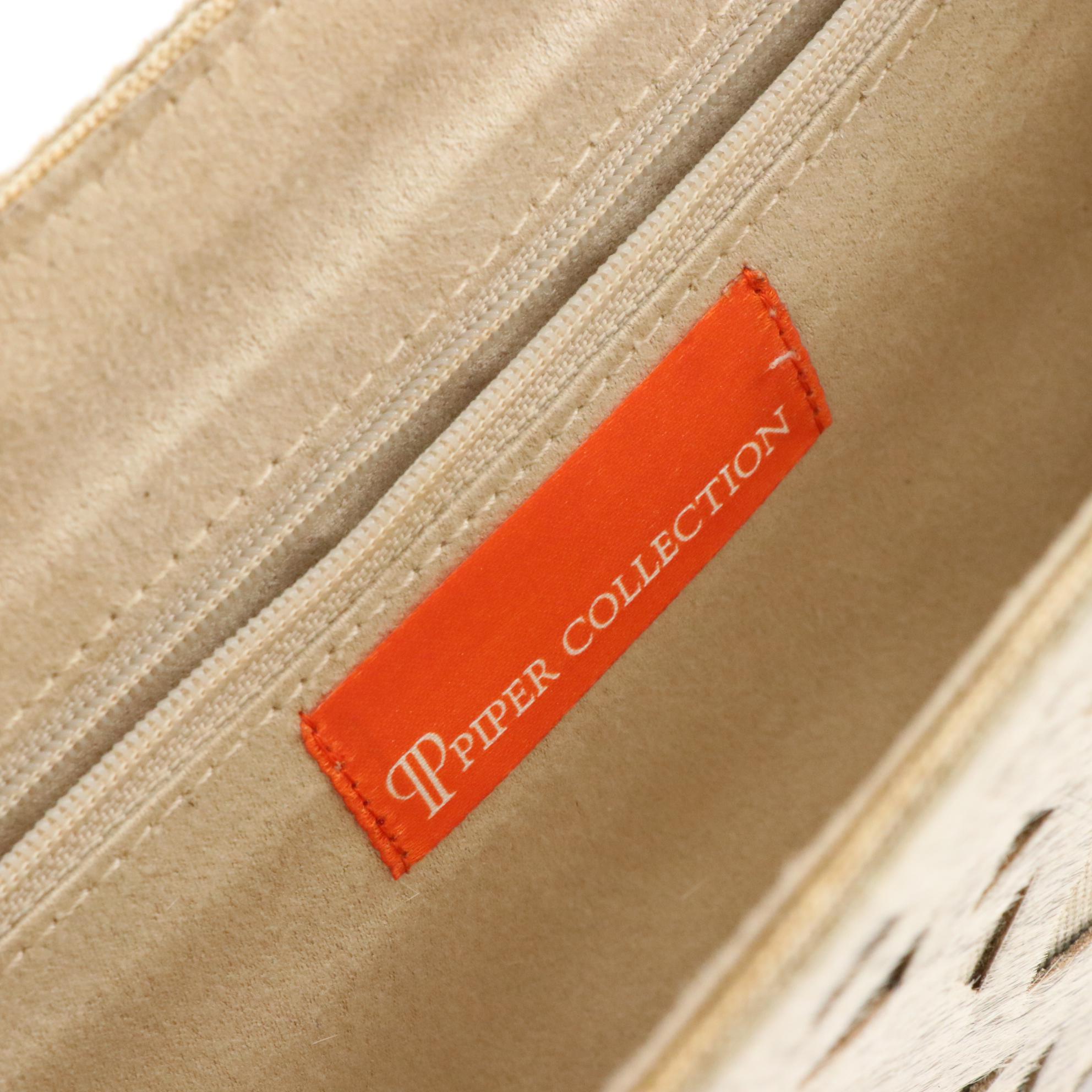 Leather/Hornback Crocodile Portfolio Cover with Leather Clutch Bags and Gloves