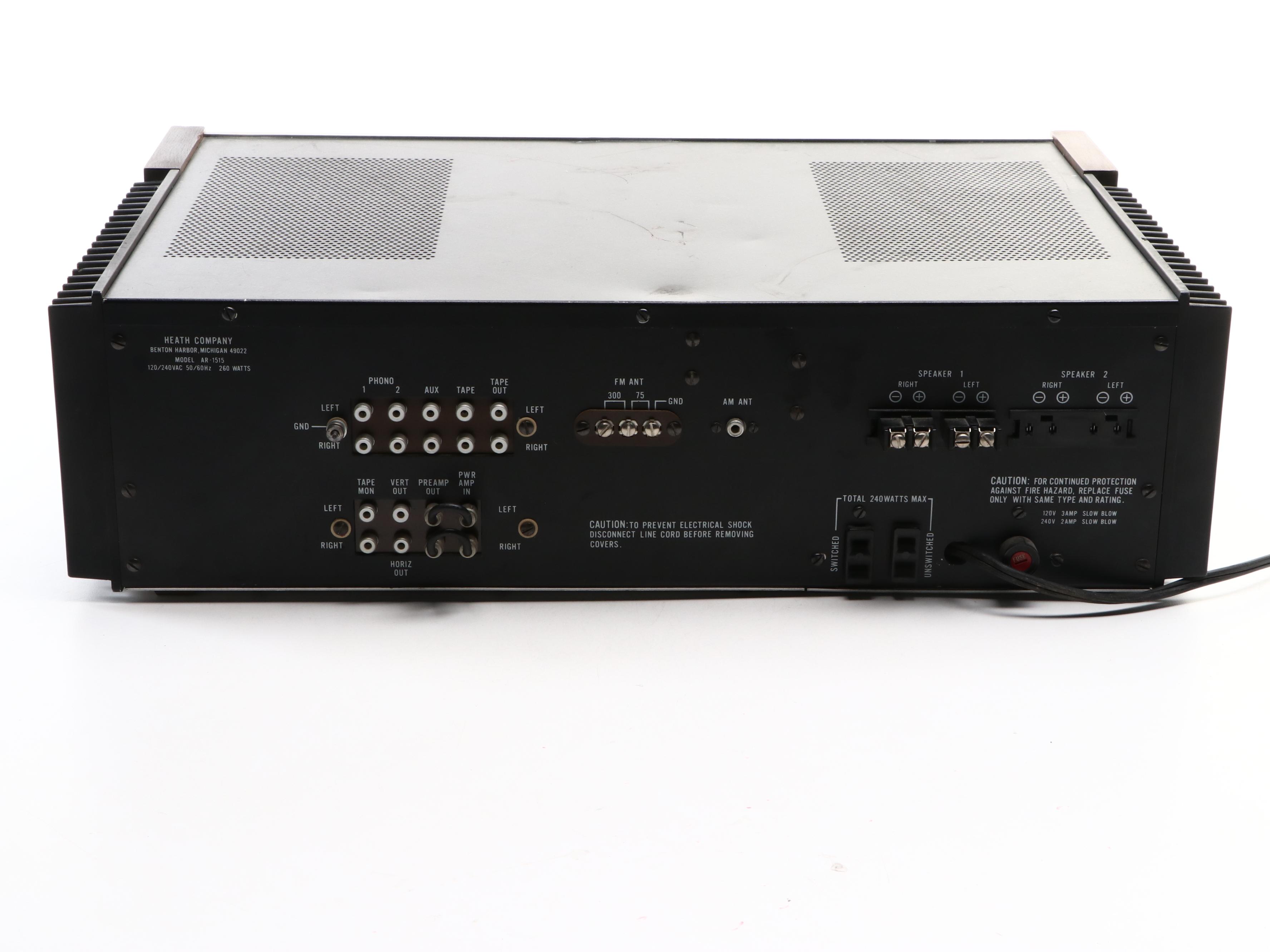 Heathkit AR-1515 Stereo Receiver, circa 1981