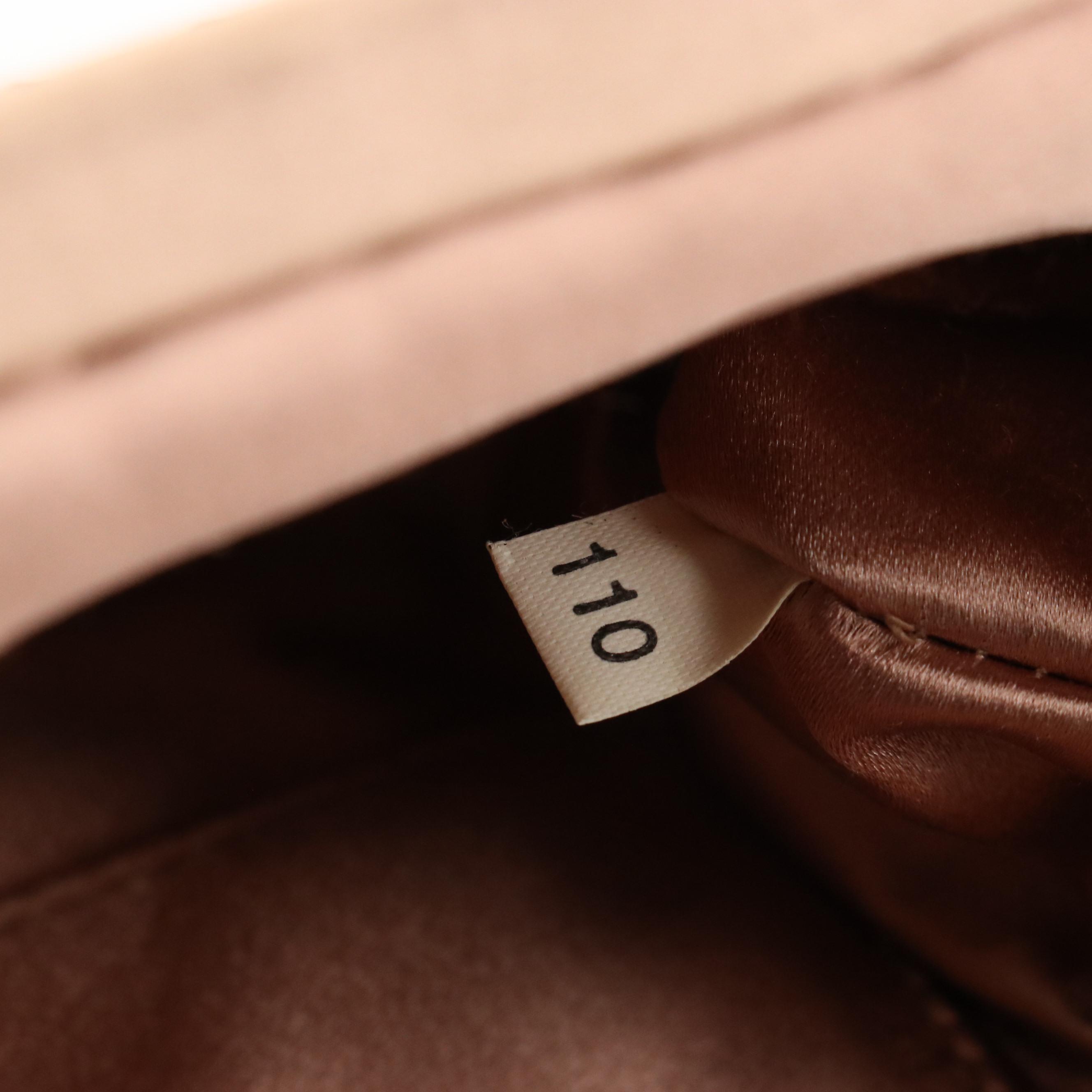 Prada Lavender Bead Embellished Structured Clutch