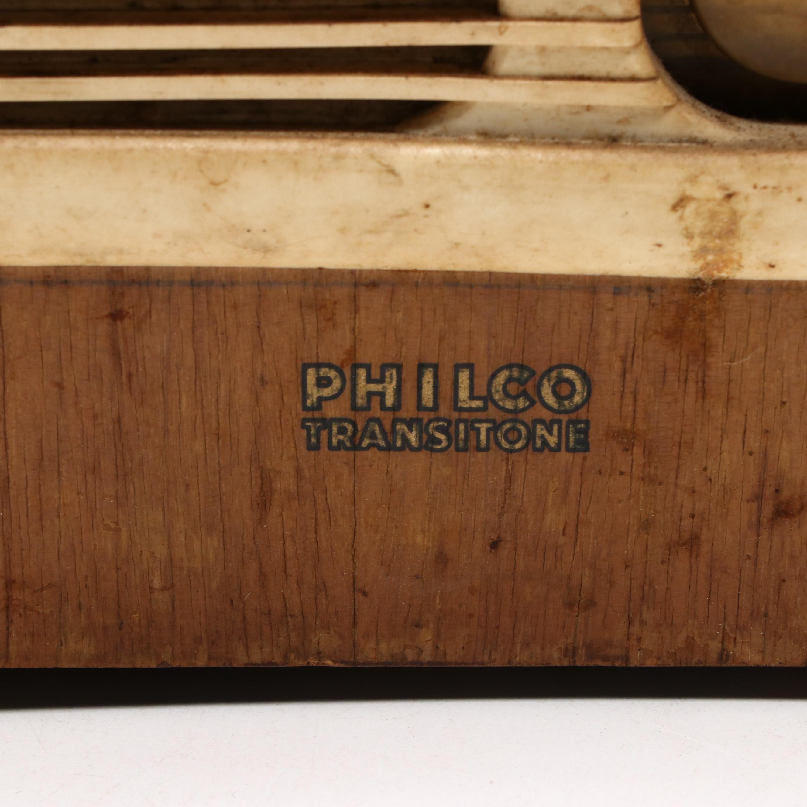 Philco Transitone TH-4, 42-95PT, and Bendix AM Tube Radios, Mid-20th Century
