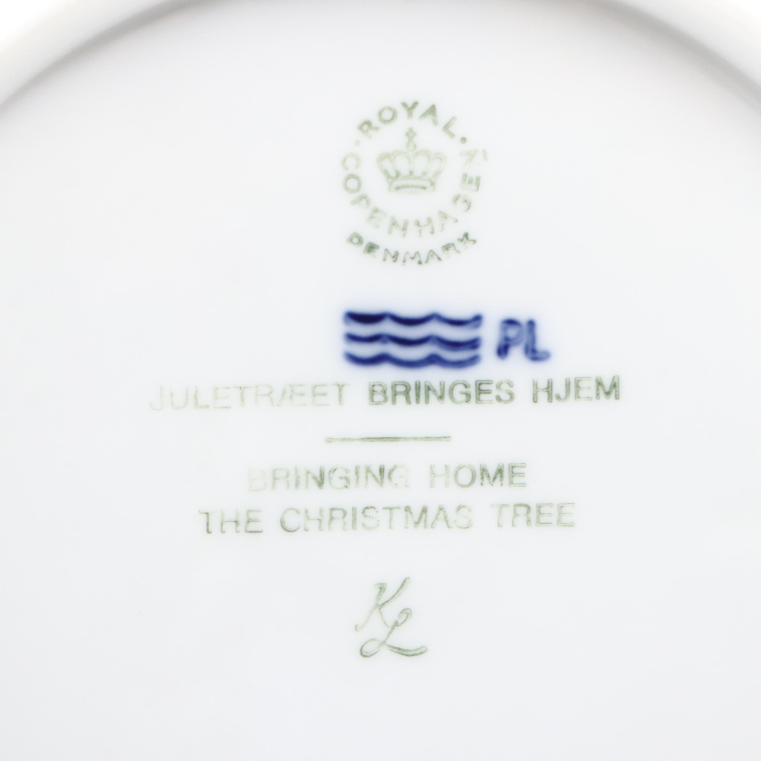 Royal Copenhagen Collector Plates Including "Østerland" and "Vinterskumring"