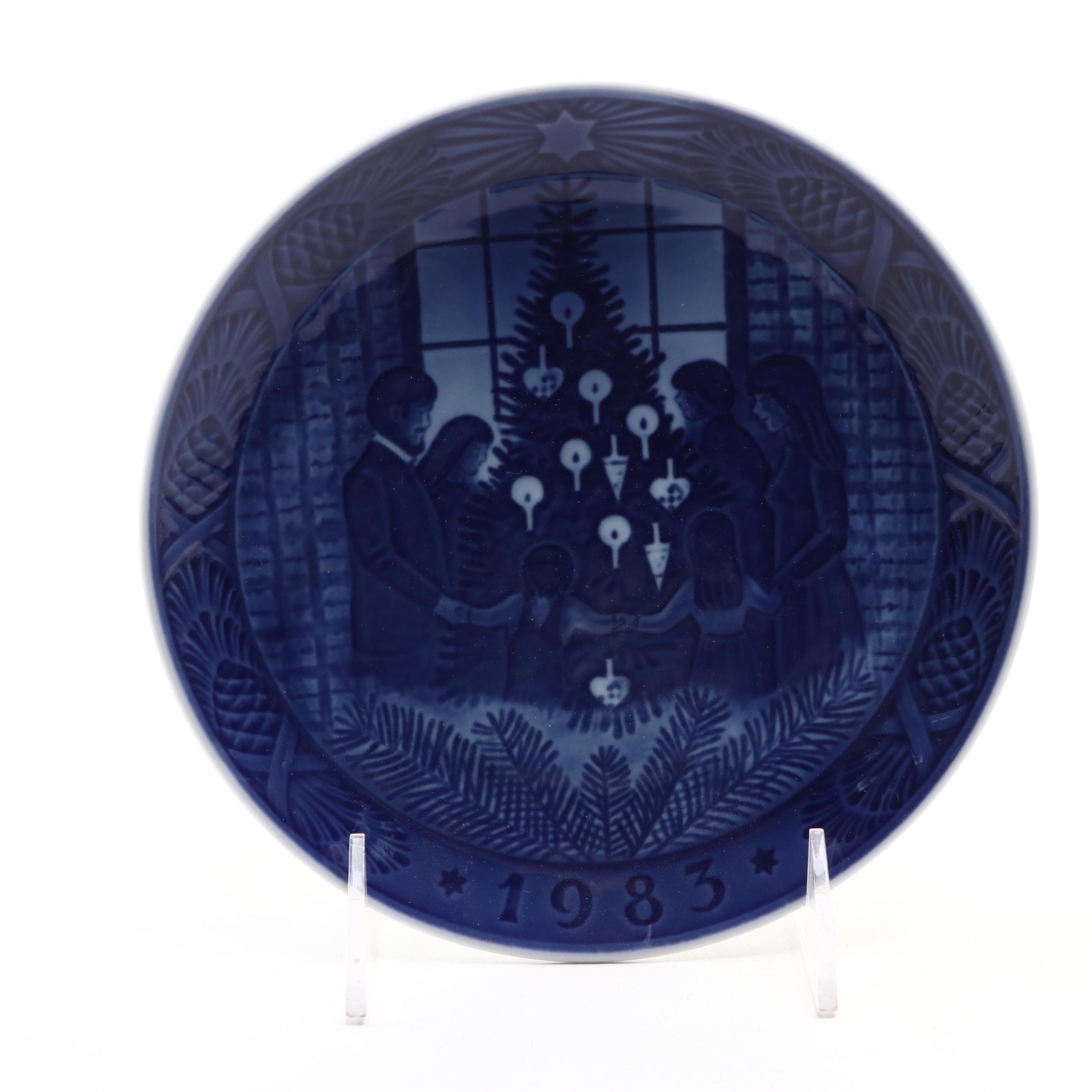 Royal Copenhagen Collector Plates Including "Østerland" and "Vinterskumring"