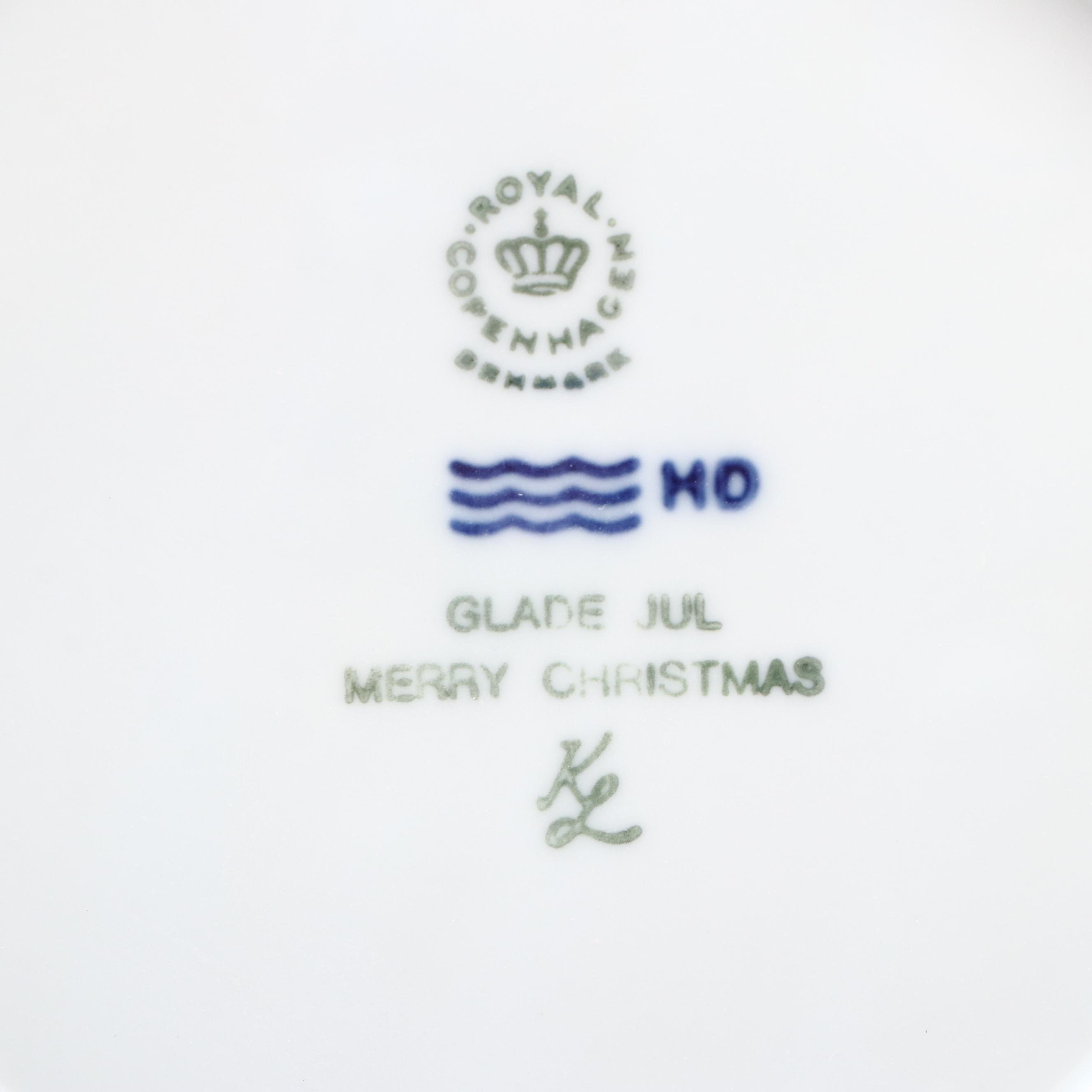 Royal Copenhagen Collector Plates Including "Østerland" and "Vinterskumring"