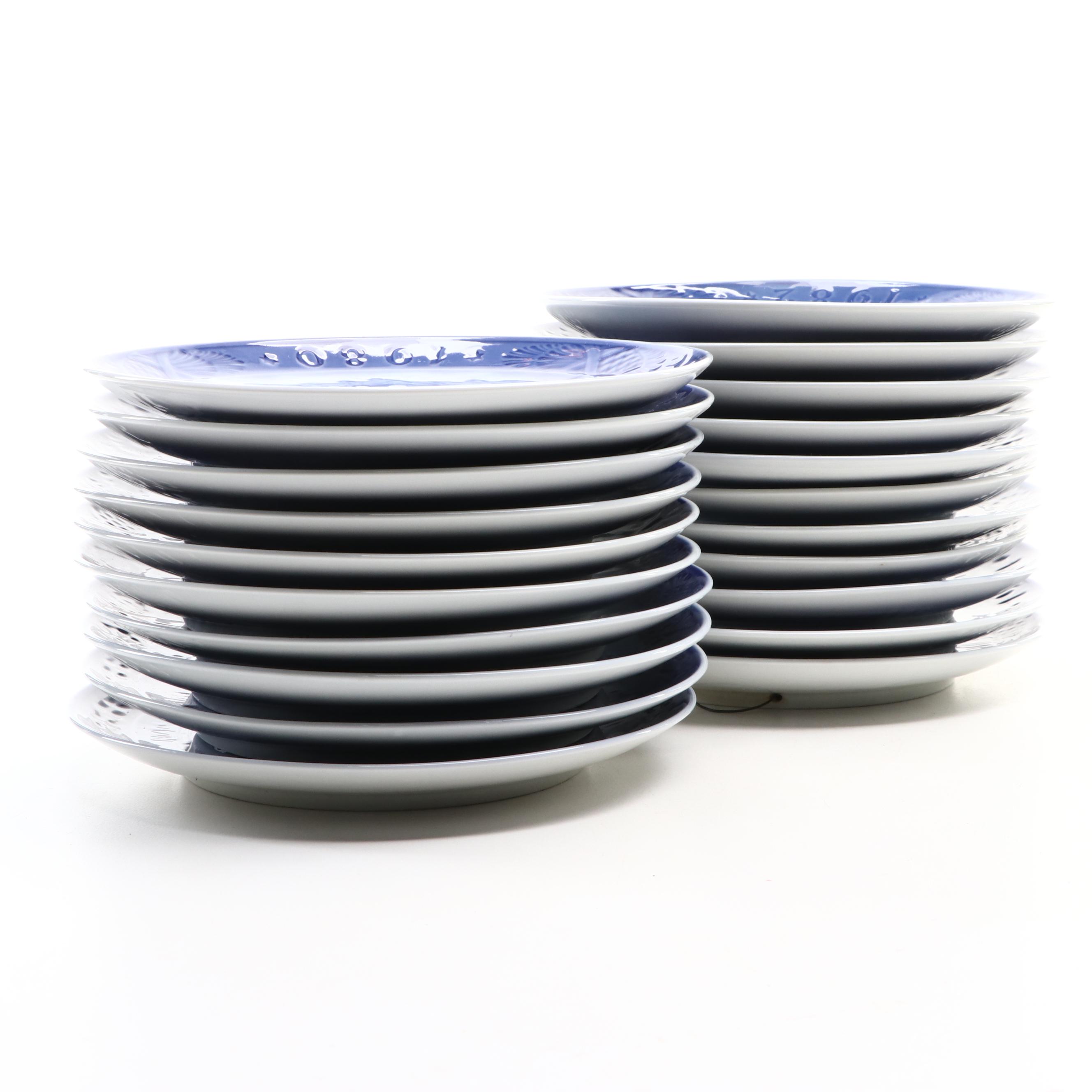 Royal Copenhagen Collector Plates Including "Østerland" and "Vinterskumring"