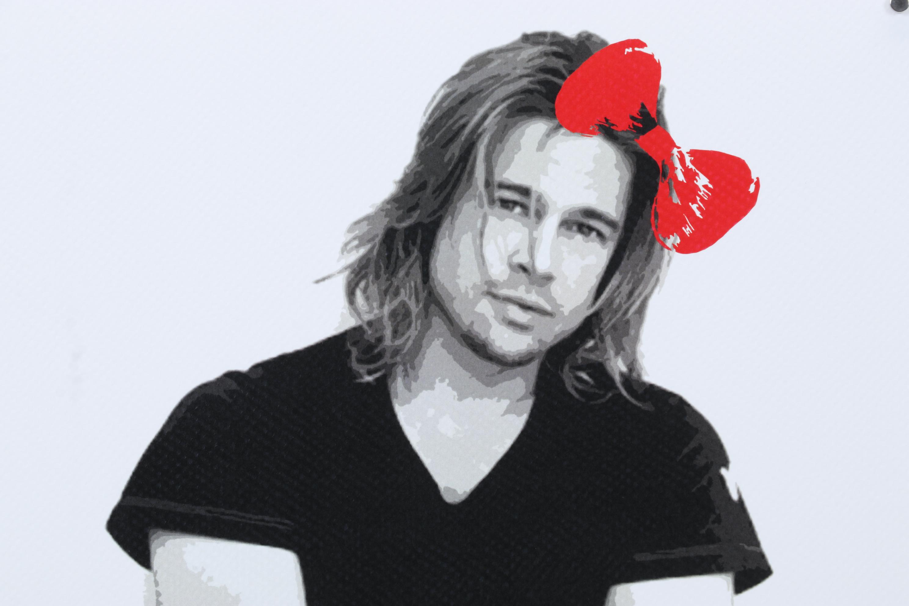 Death NYC Pop Art Graphic Print Featuring Brad Pitt, 2023