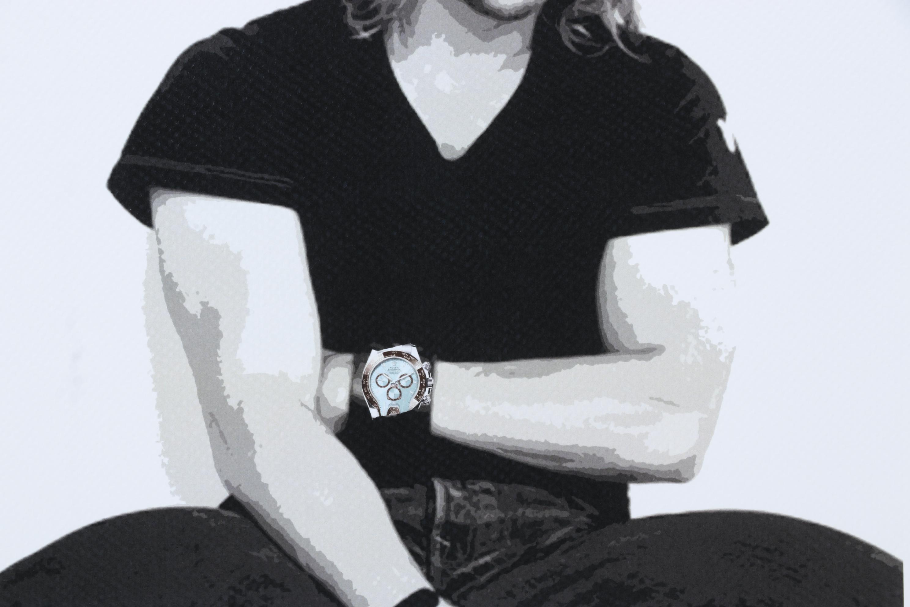 Death NYC Pop Art Graphic Print Featuring Brad Pitt, 2023