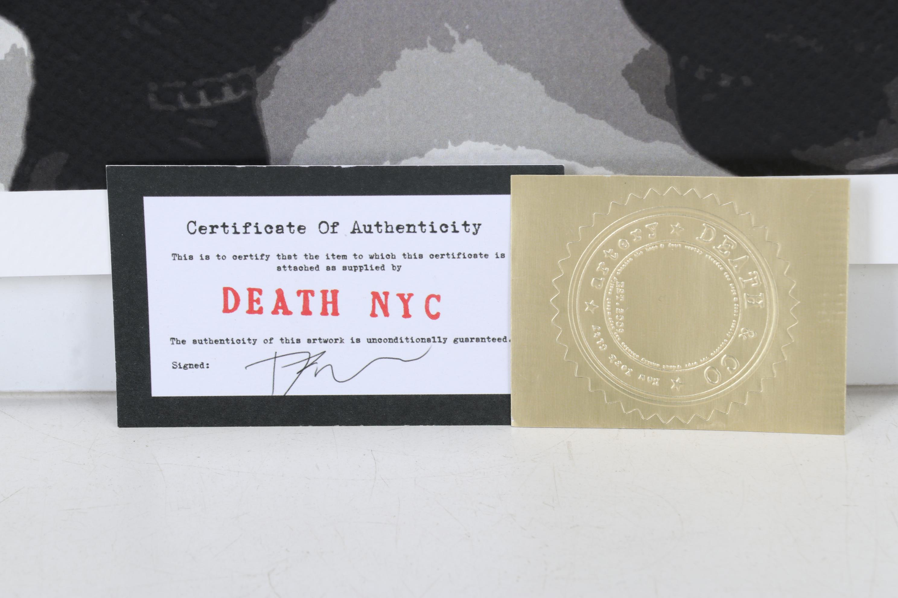 Death NYC Pop Art Graphic Print Featuring Brad Pitt, 2023