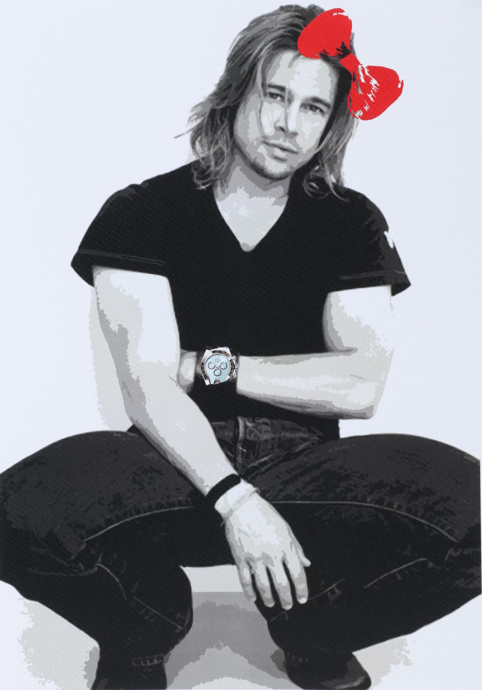 Death NYC Pop Art Graphic Print Featuring Brad Pitt, 2023