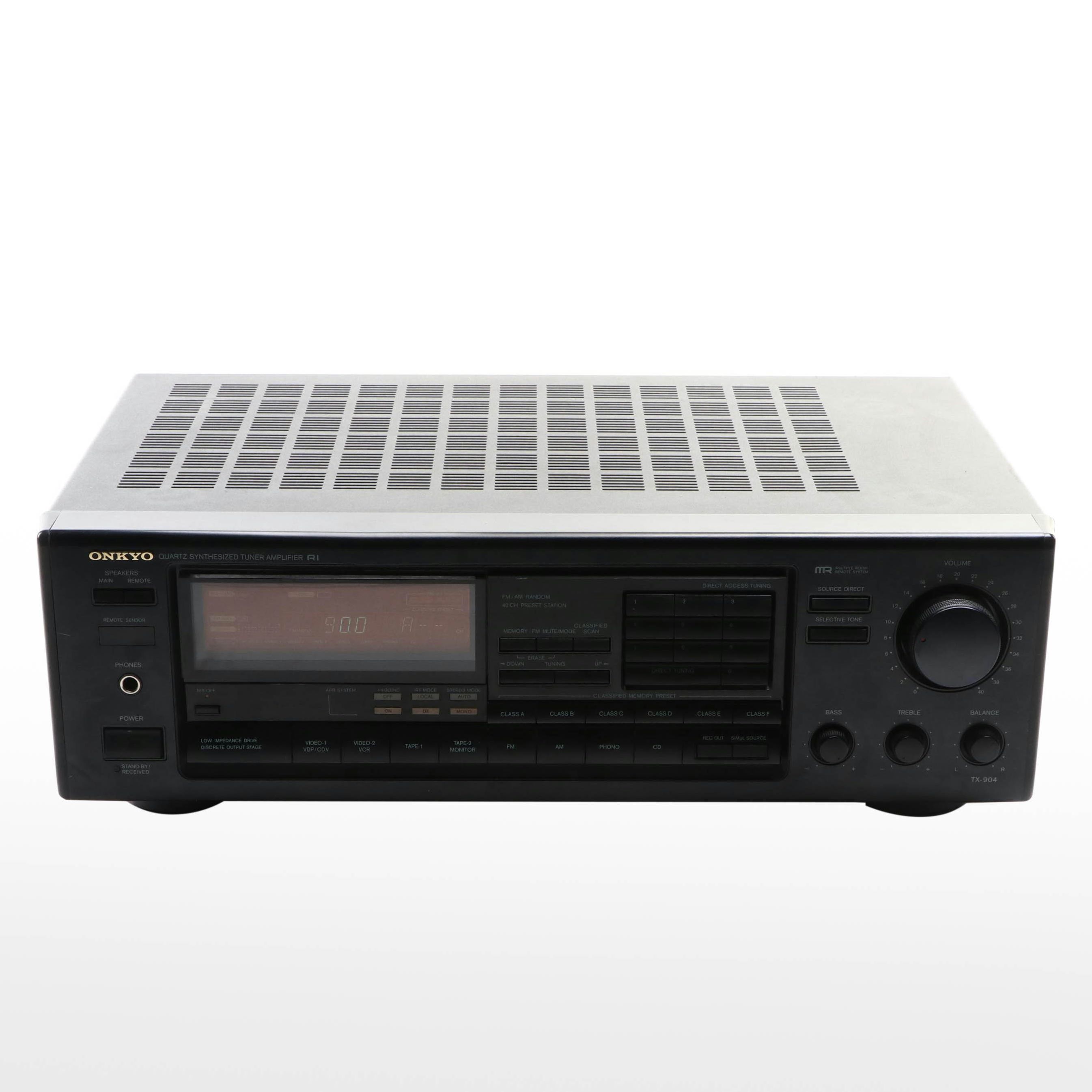 Onkyo TX904 Quartz Synthesized Tuner Amplifier, Late 20th Century EBTH
