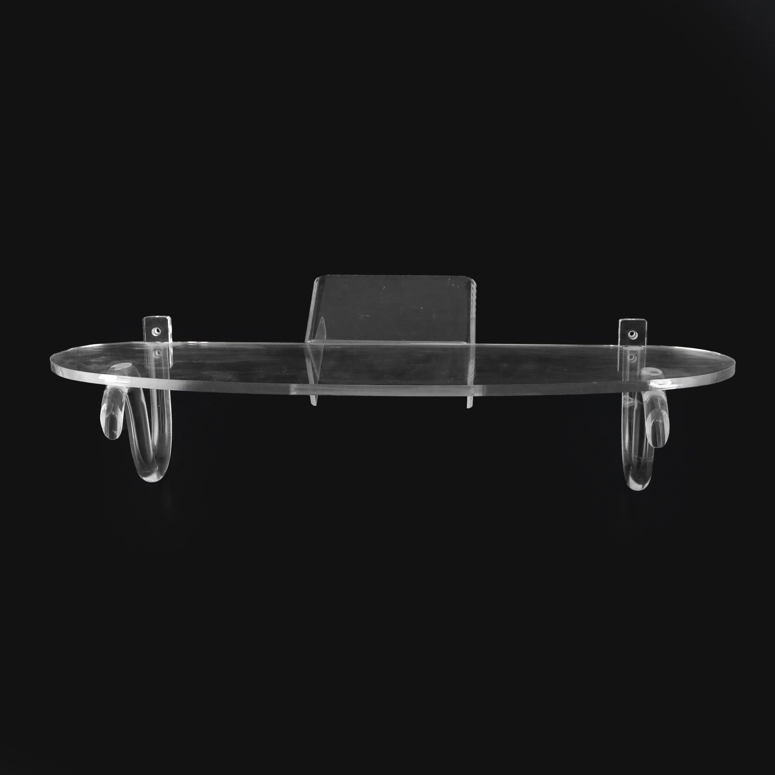 Acrylic Wall Shelf, Mid-20th Century