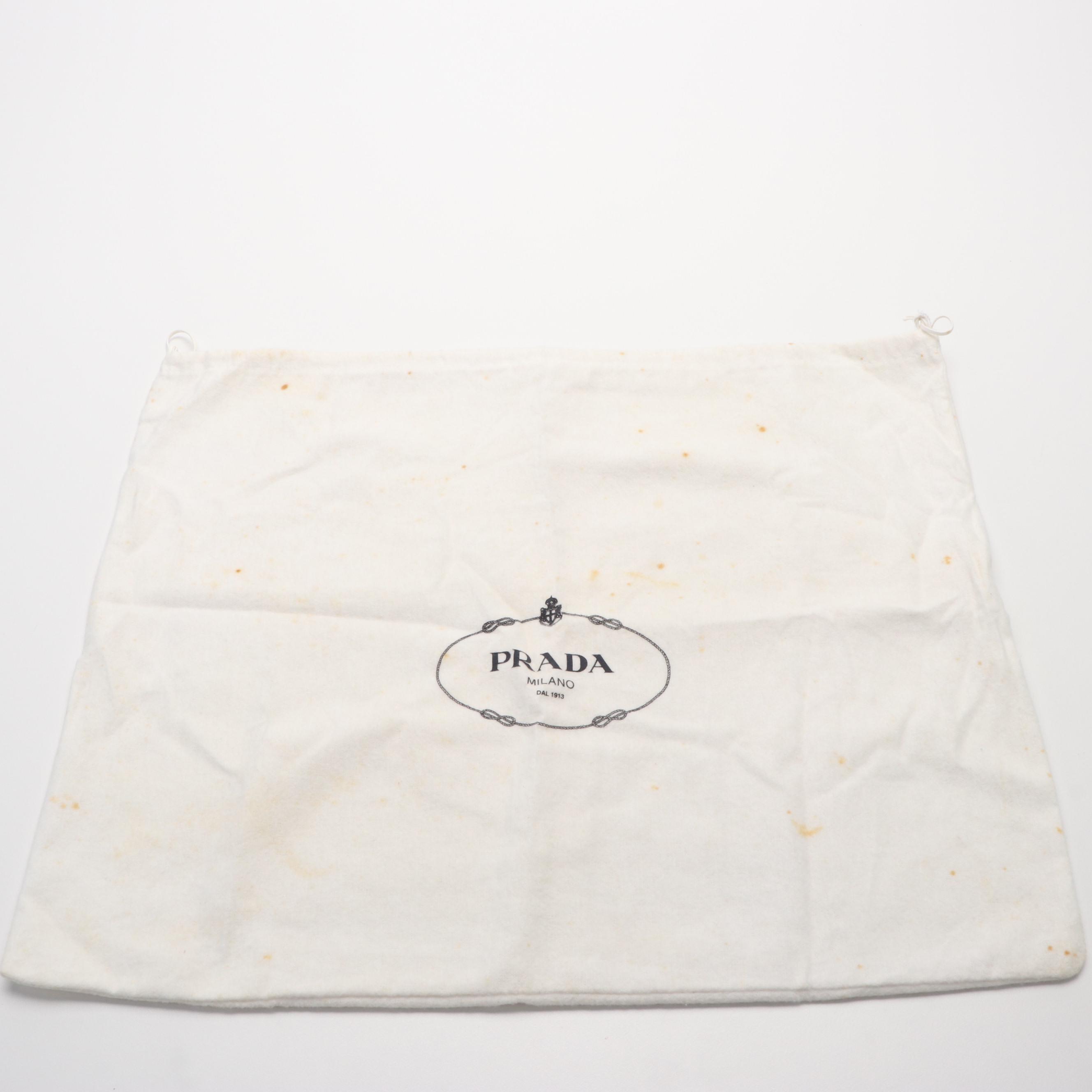 Prada Red Glossy Leather Zippered Tote Bag