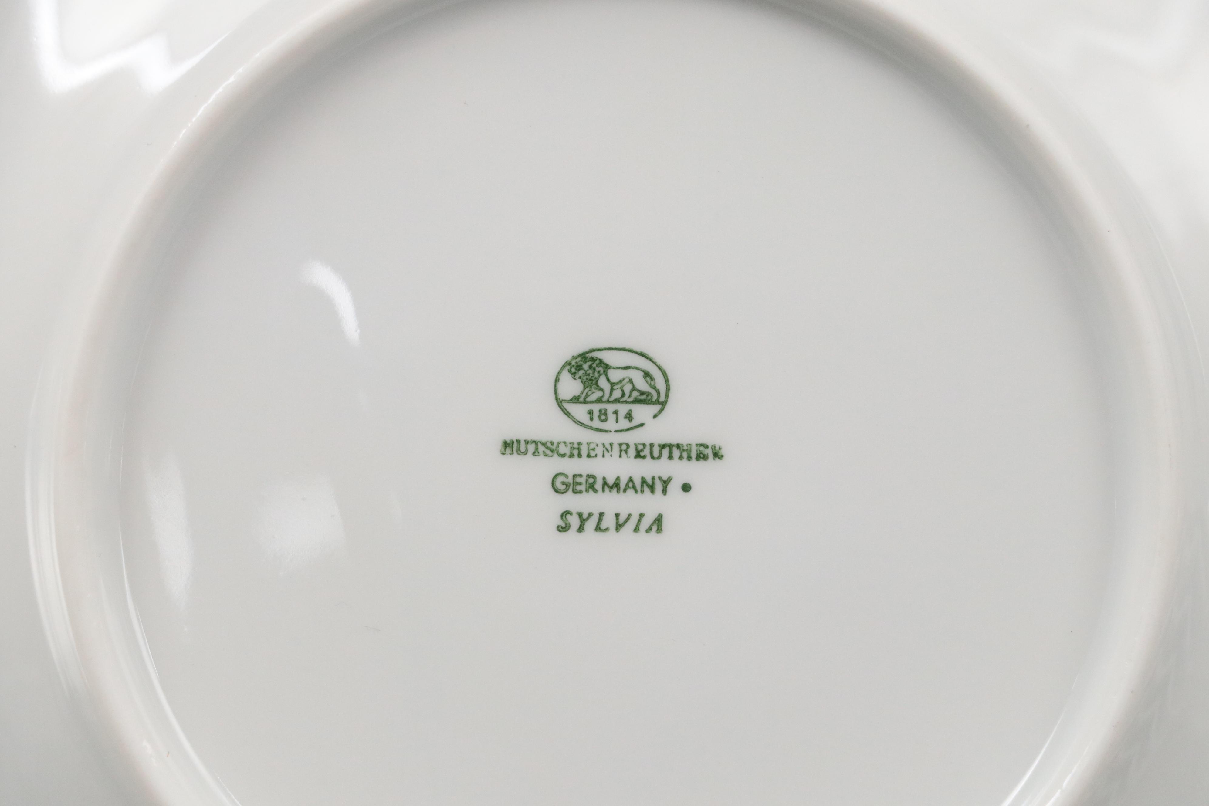 Hutschenreuther "Sylvia" with Other Blanc De Chin Porcelain Tableware
