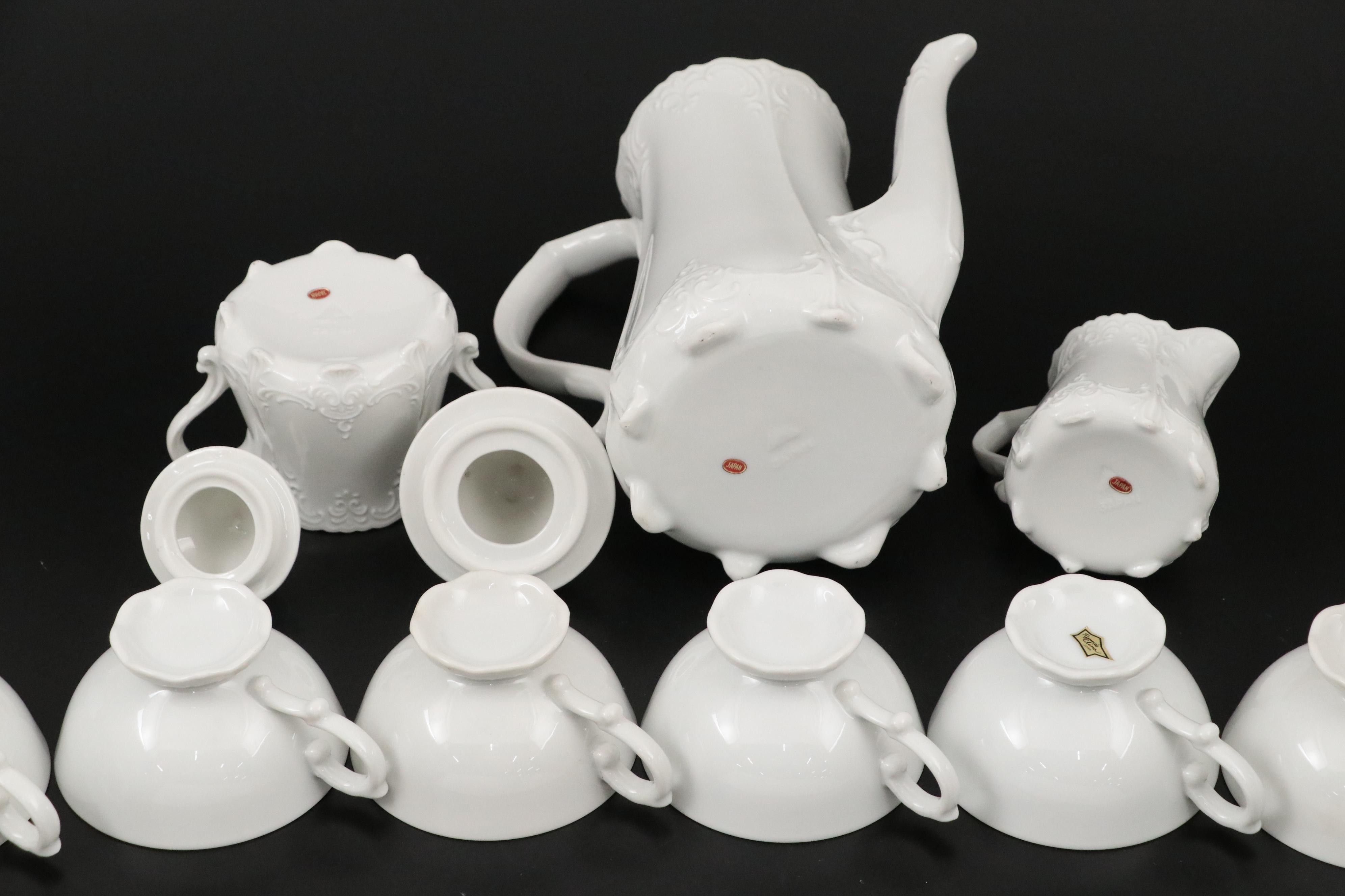Hutschenreuther "Sylvia" with Other Blanc De Chin Porcelain Tableware