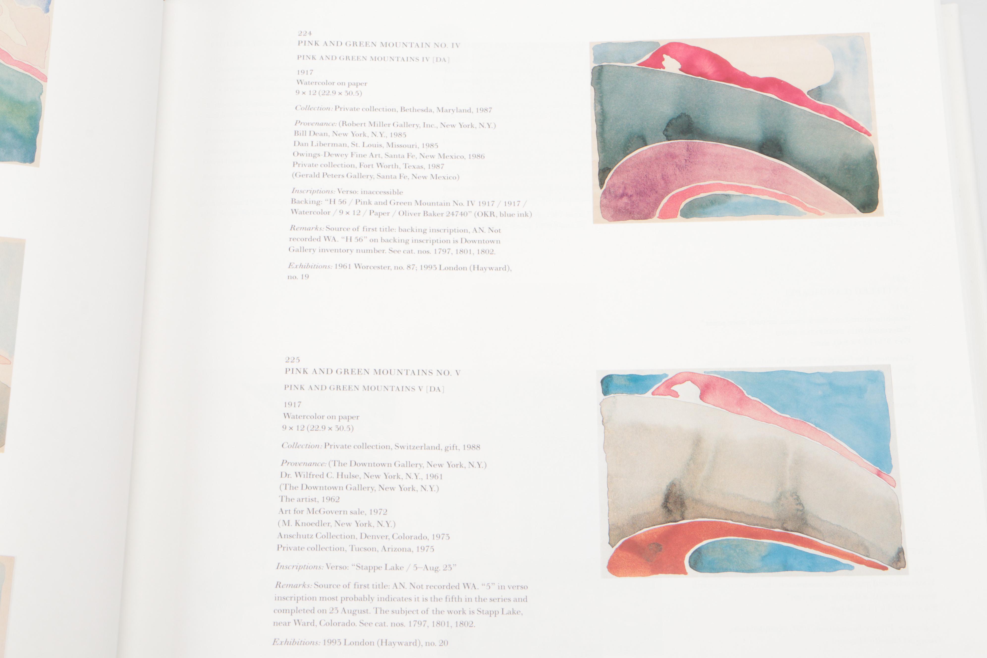 "Georgia O'Keeffe: Catalogue Raisonné" Two-Volume Box Set by Barbara B. Lynes
