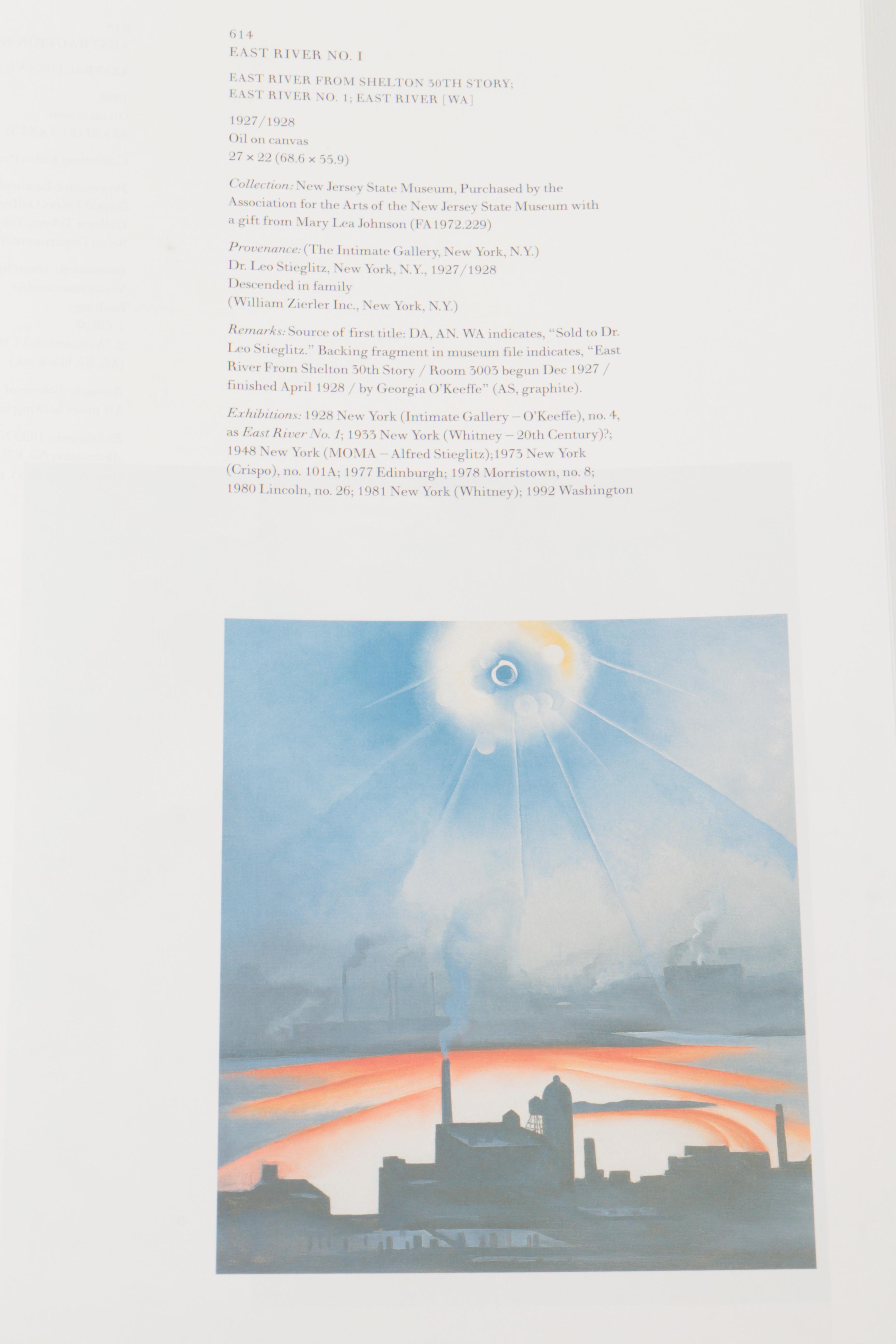 "Georgia O'Keeffe: Catalogue Raisonné" Two-Volume Box Set by Barbara B. Lynes