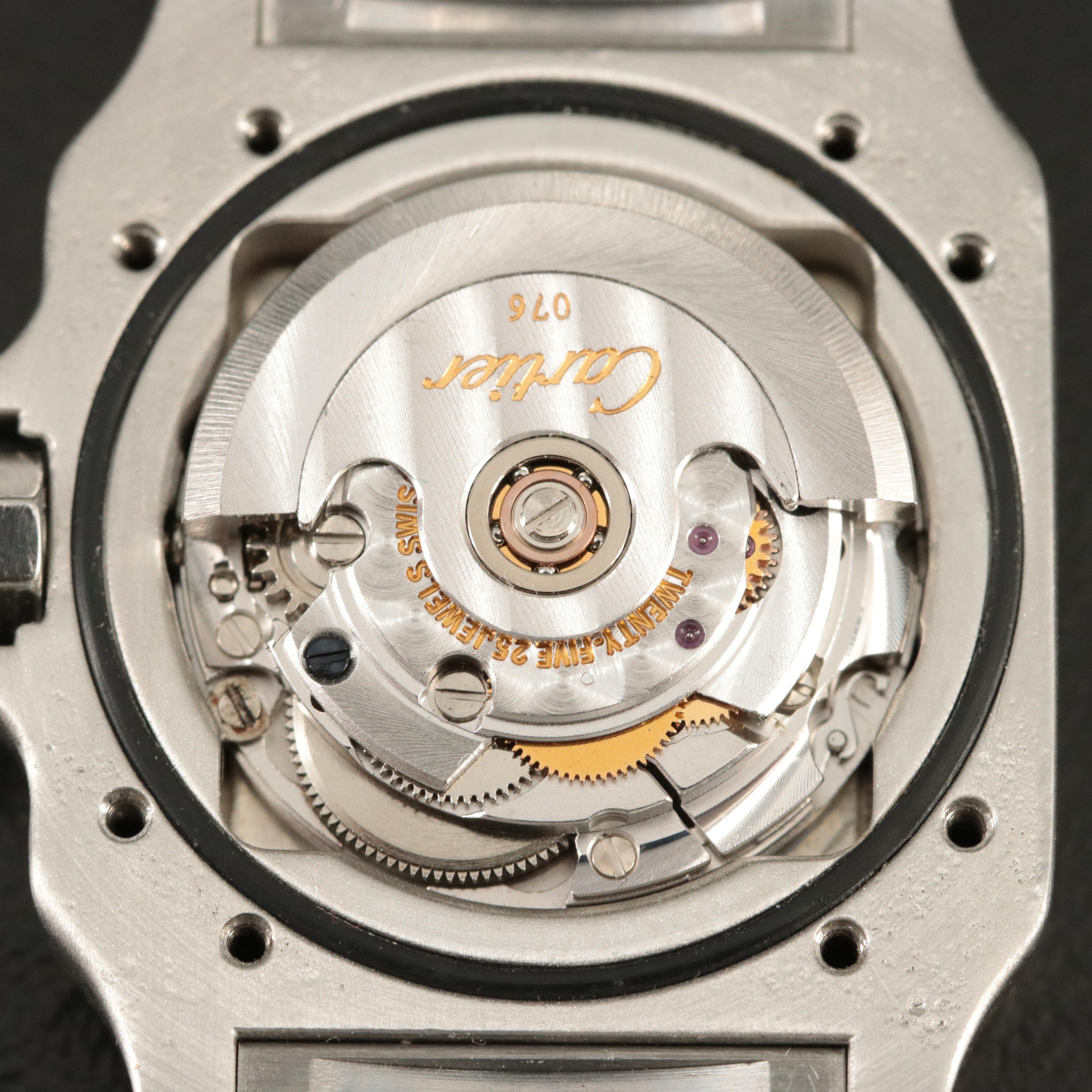 Cartier Santos 18K and Stainless Steel Automatic Watch