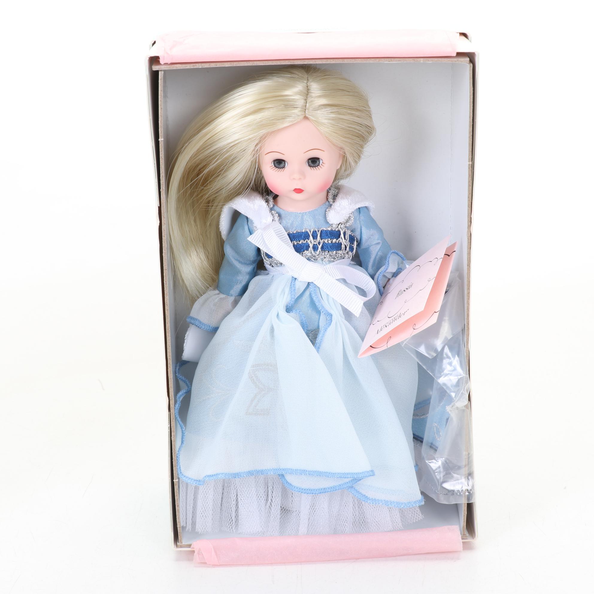 Madame Alexander Dolls And Matryoshkas With Russian Musical Roly-Poly Toy