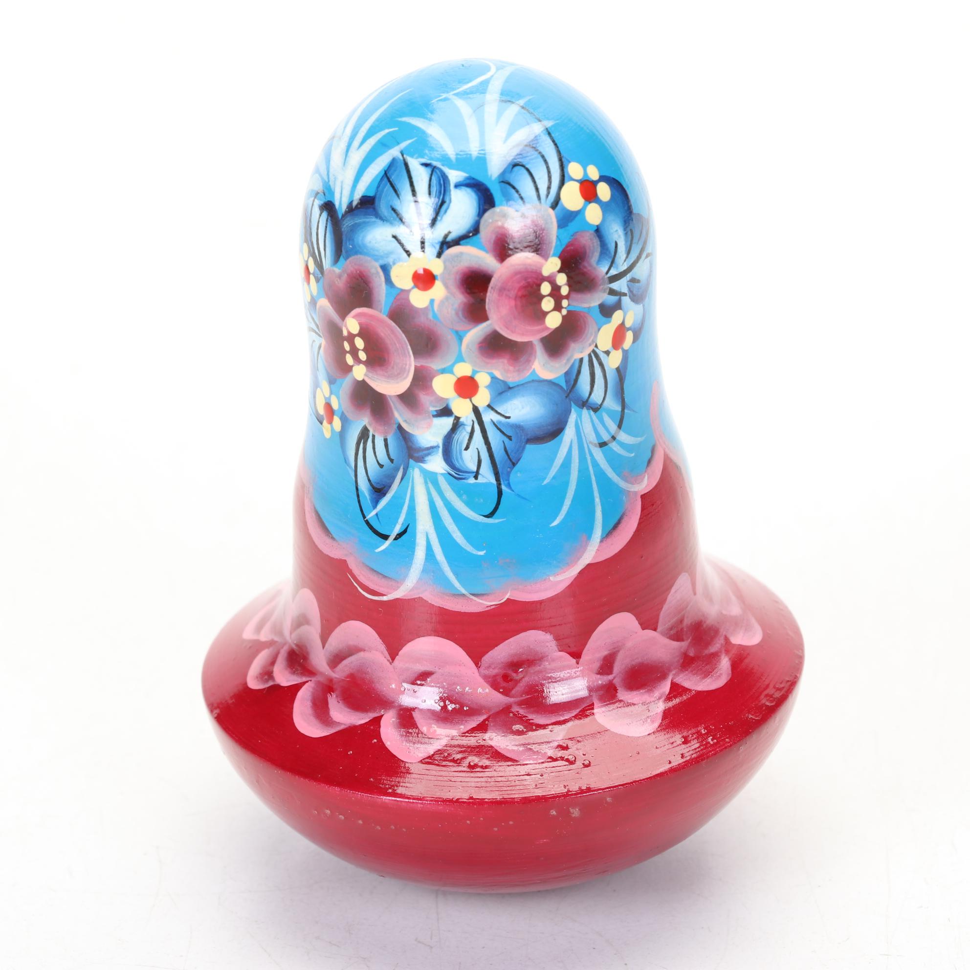 Madame Alexander Dolls And Matryoshkas With Russian Musical Roly-Poly Toy