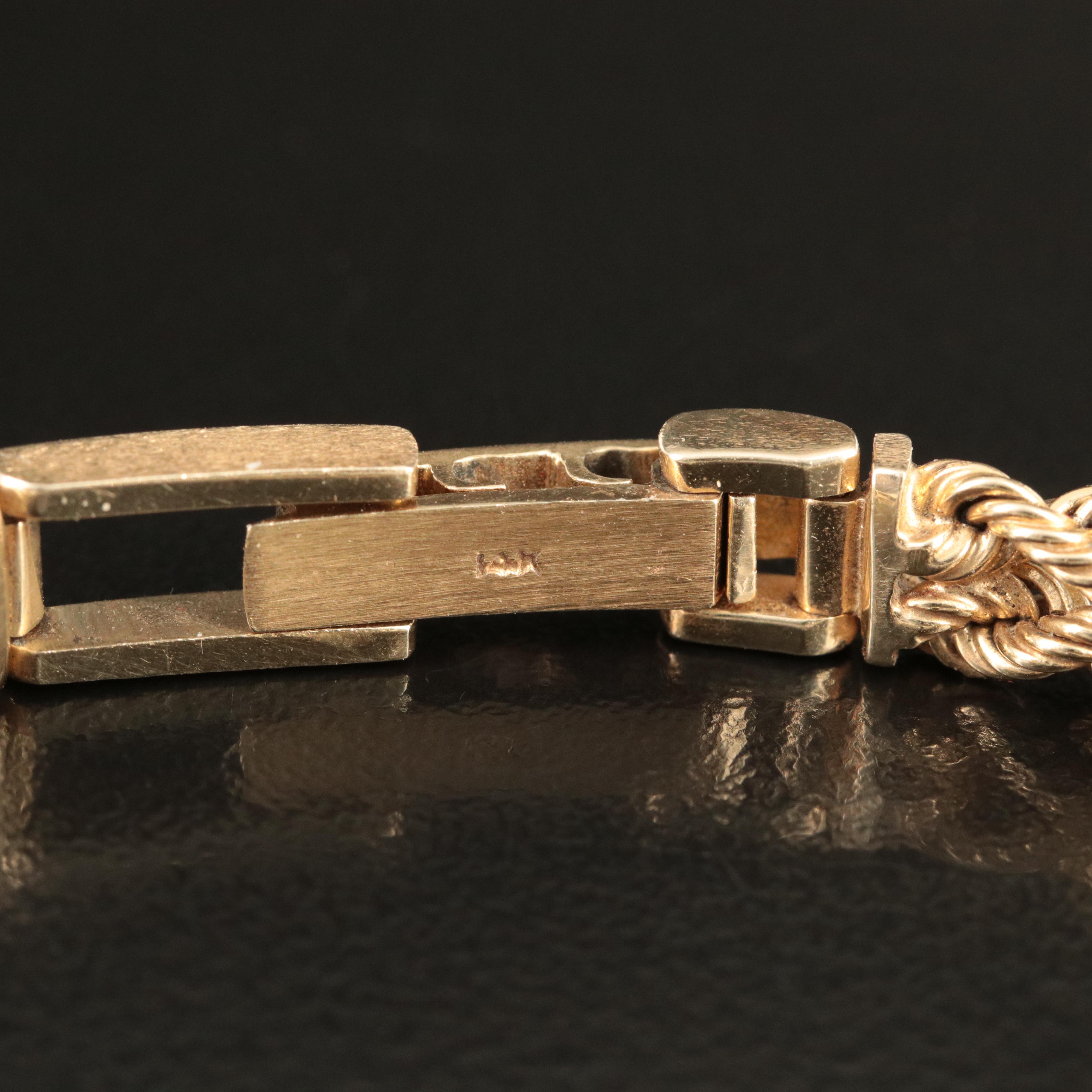 14K Omega Quartz Watch