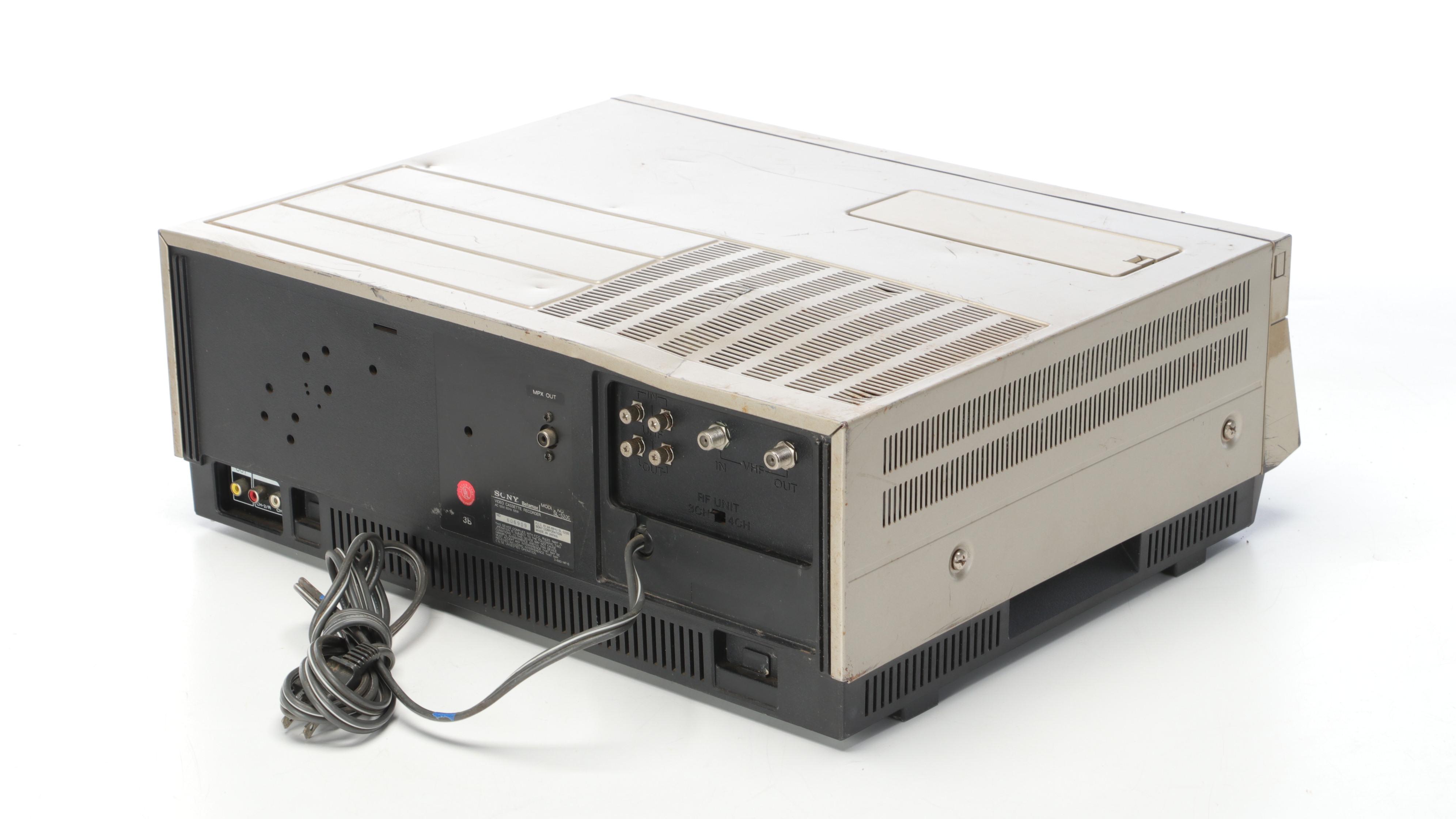 Sony Betamovie Video Camera with Betamax Beta Hi-Fi Stereo and More