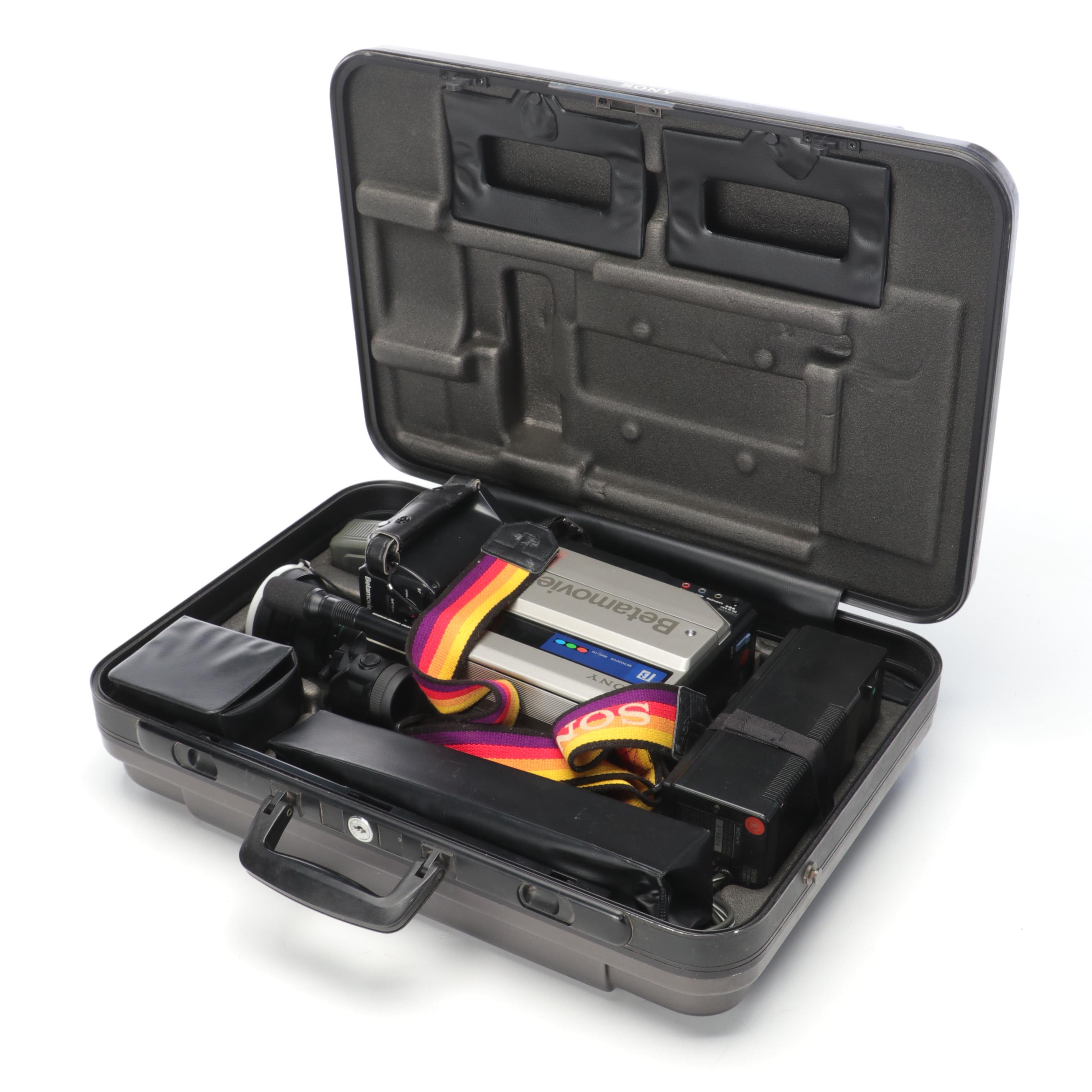 Sony Betamovie Video Camera with Betamax Beta Hi-Fi Stereo and More