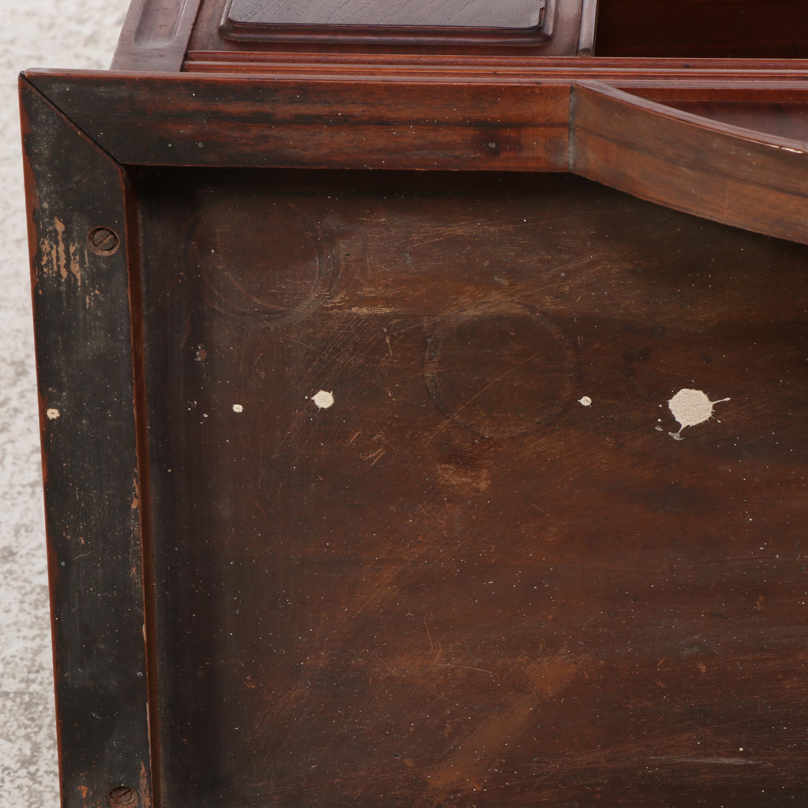 Jacobean Revival Walnut China Cabinet, circa 1930