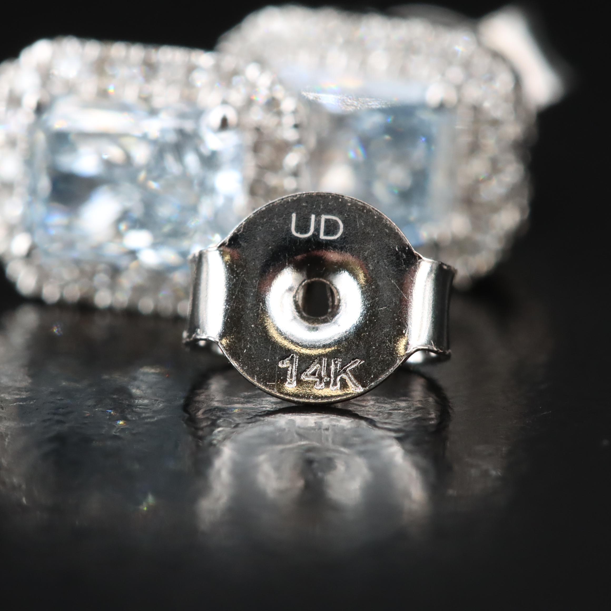 14K 1.18 CTW Lab Grown Diamond Stud Earrings