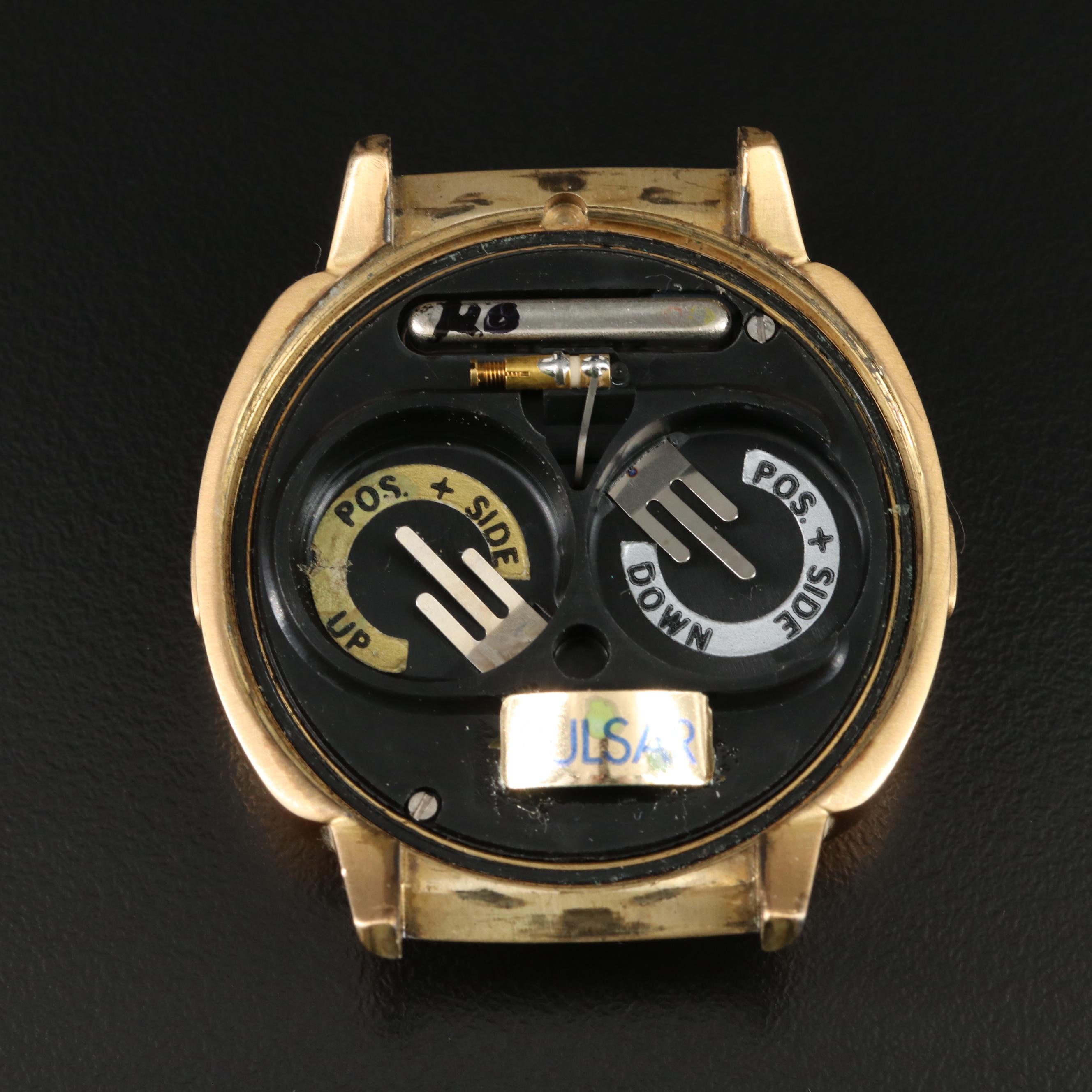 Pulsar Time Computer LED Display Watch