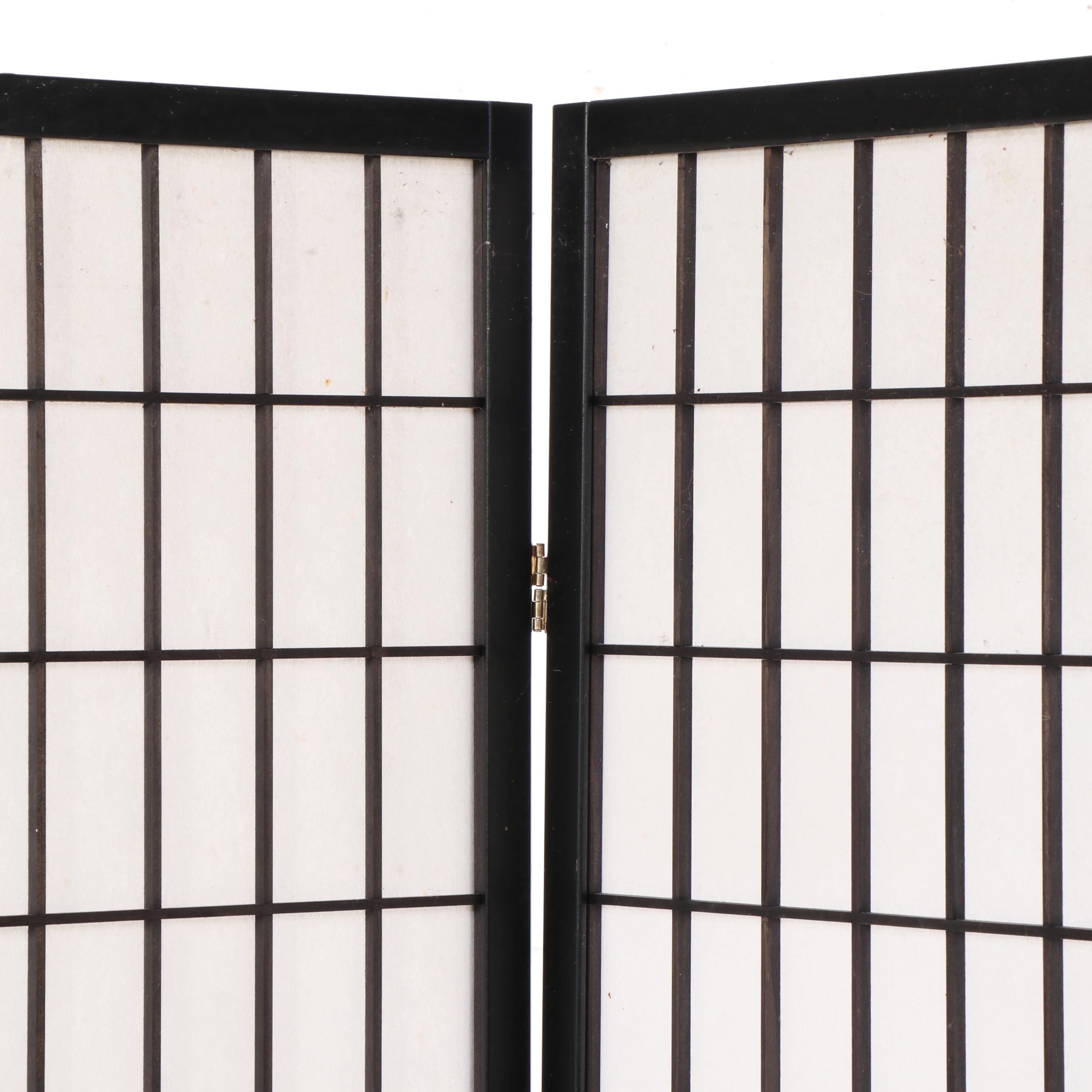 Contemporary Three-Panel Folding Screen