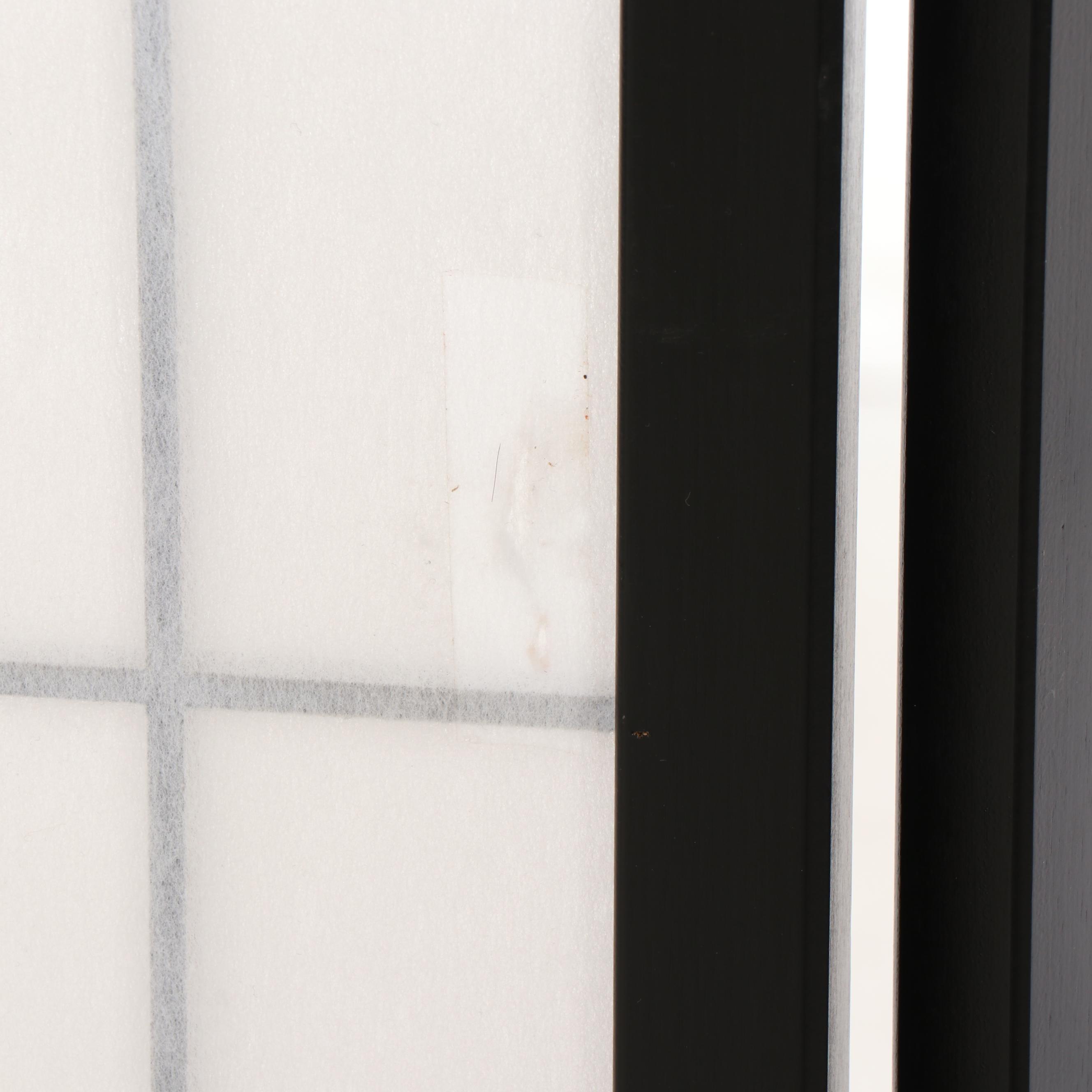 Contemporary Three-Panel Folding Screen