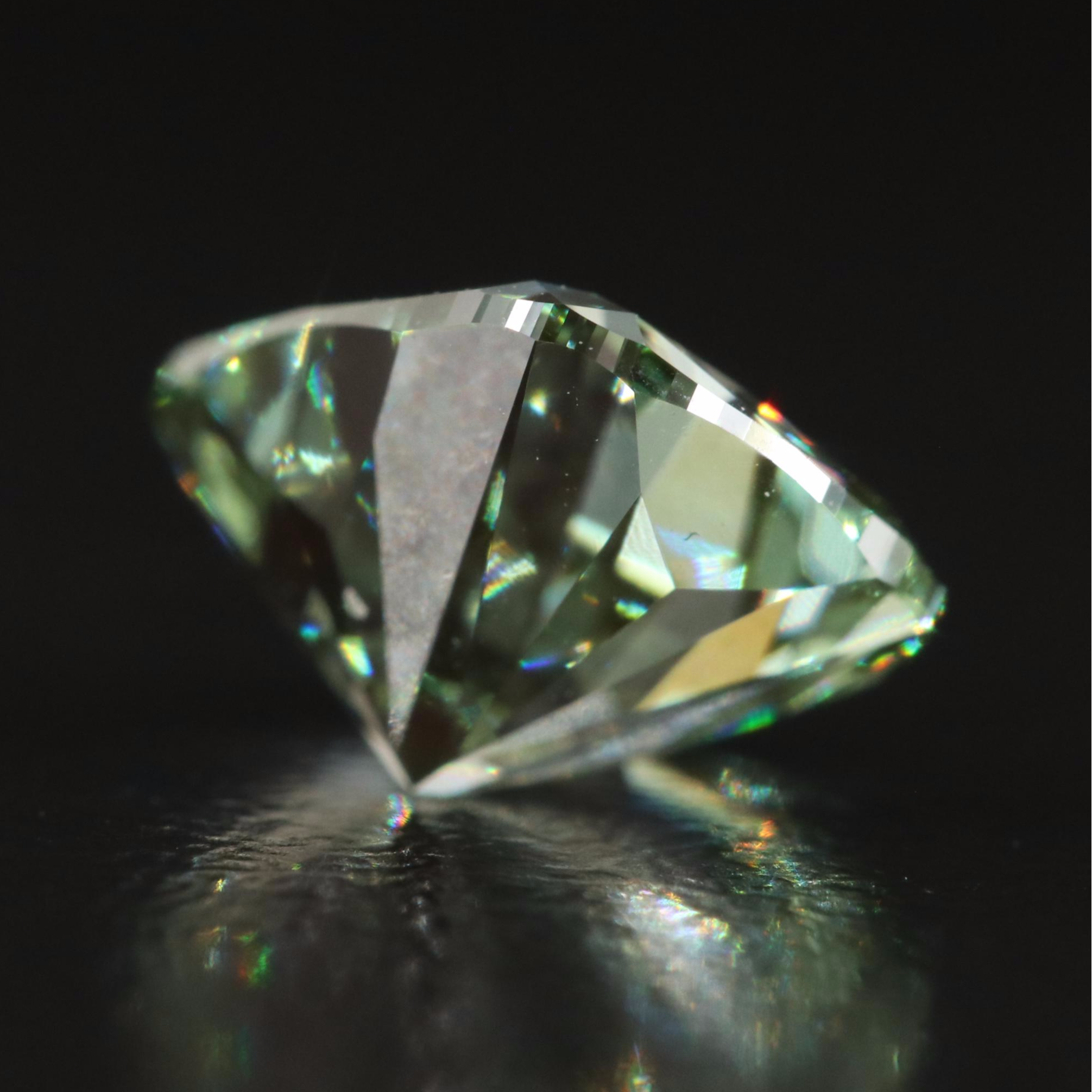 Loose 2.02 CT Lab Grown Fancy Green Diamond