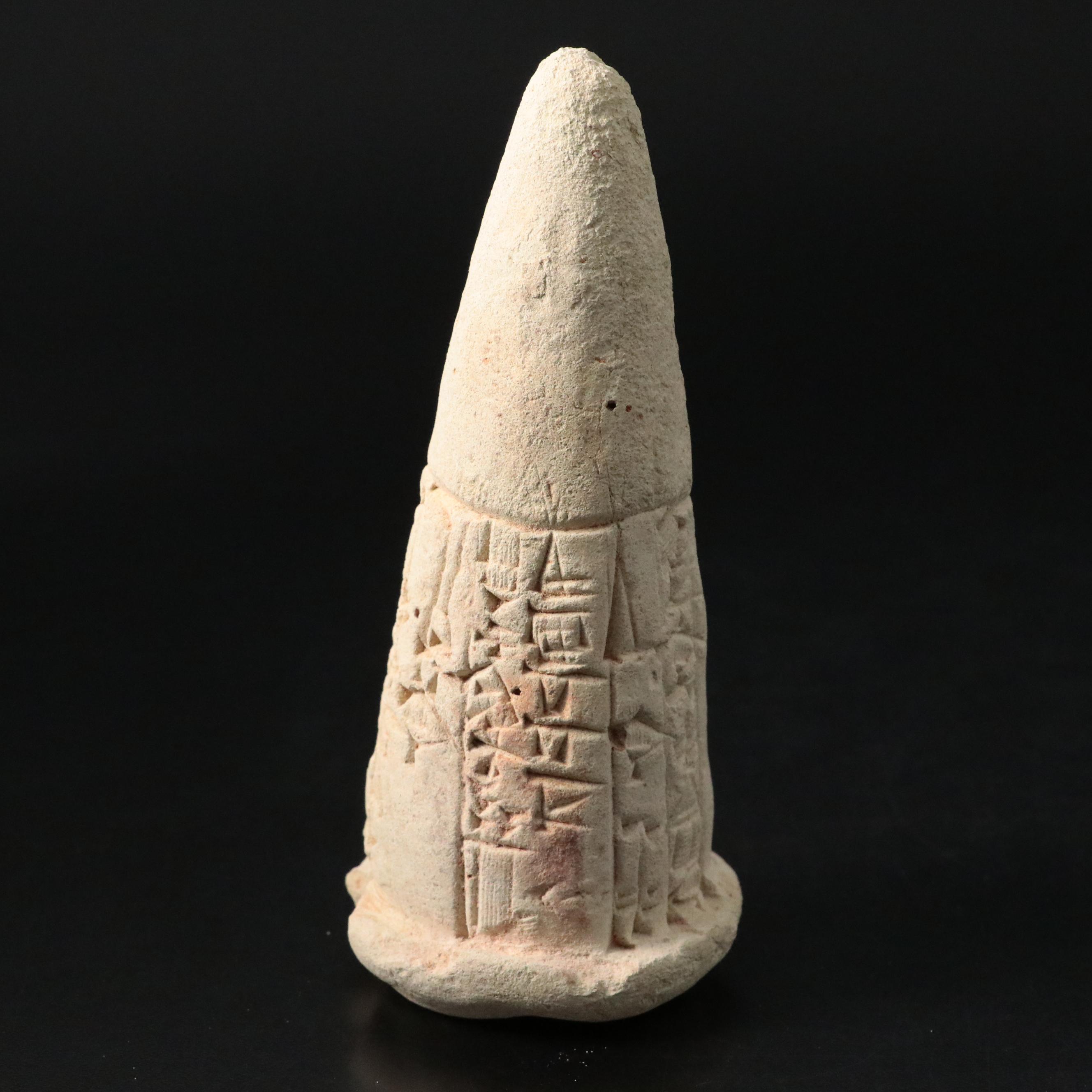 Sumerian Cuneiform Foundation Cone