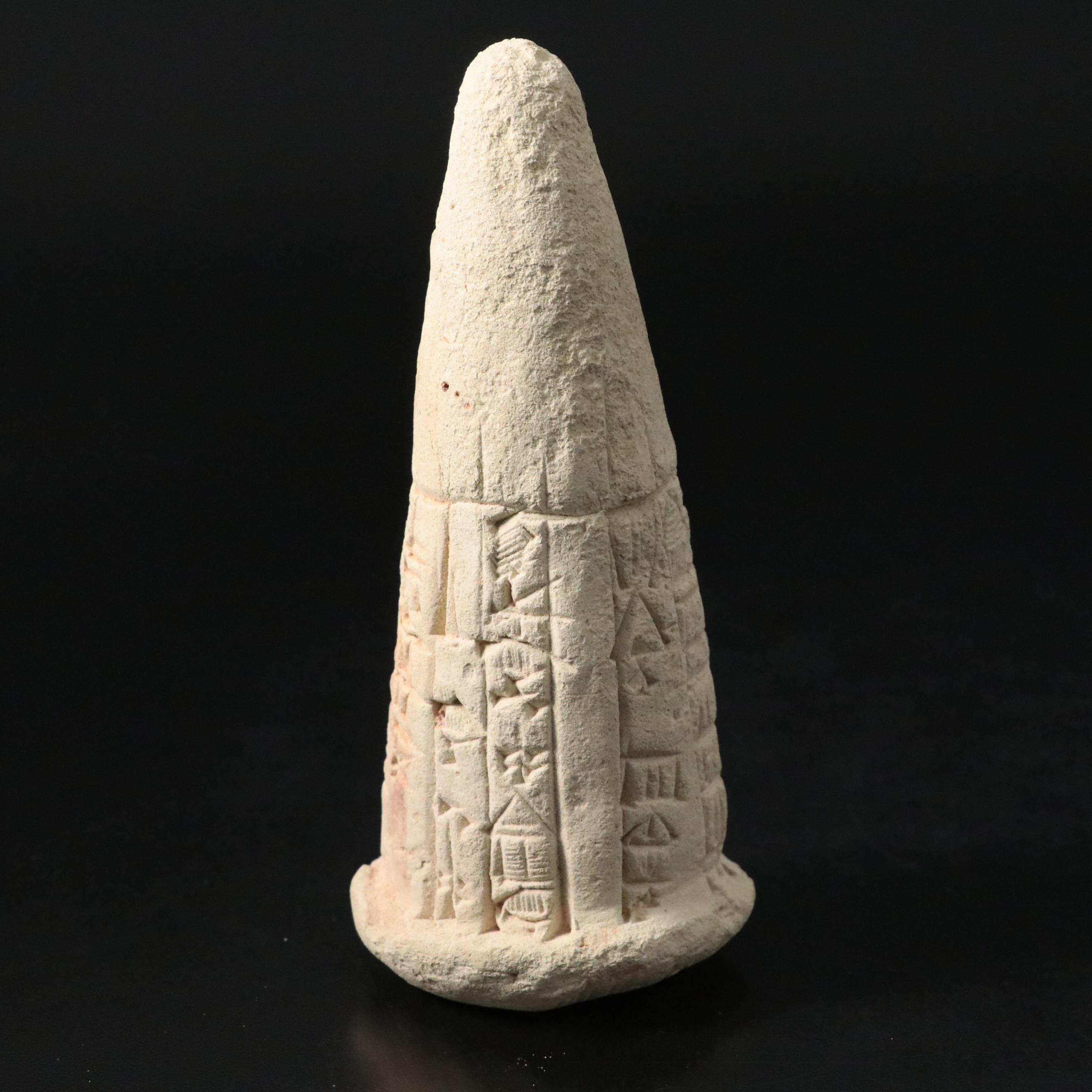 Sumerian Cuneiform Foundation Cone