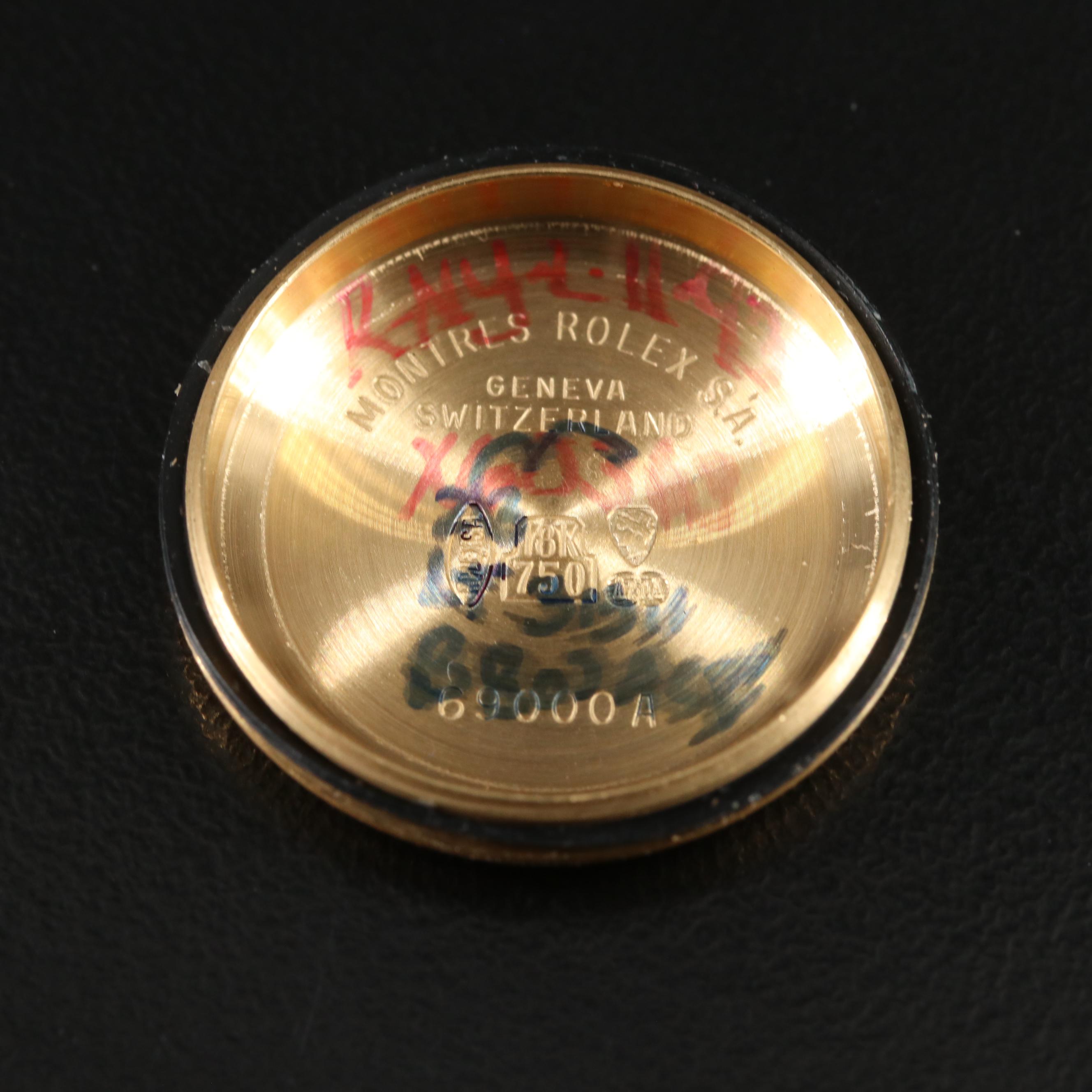 1986 18K Rolex Custom Diamond Datejust Watch